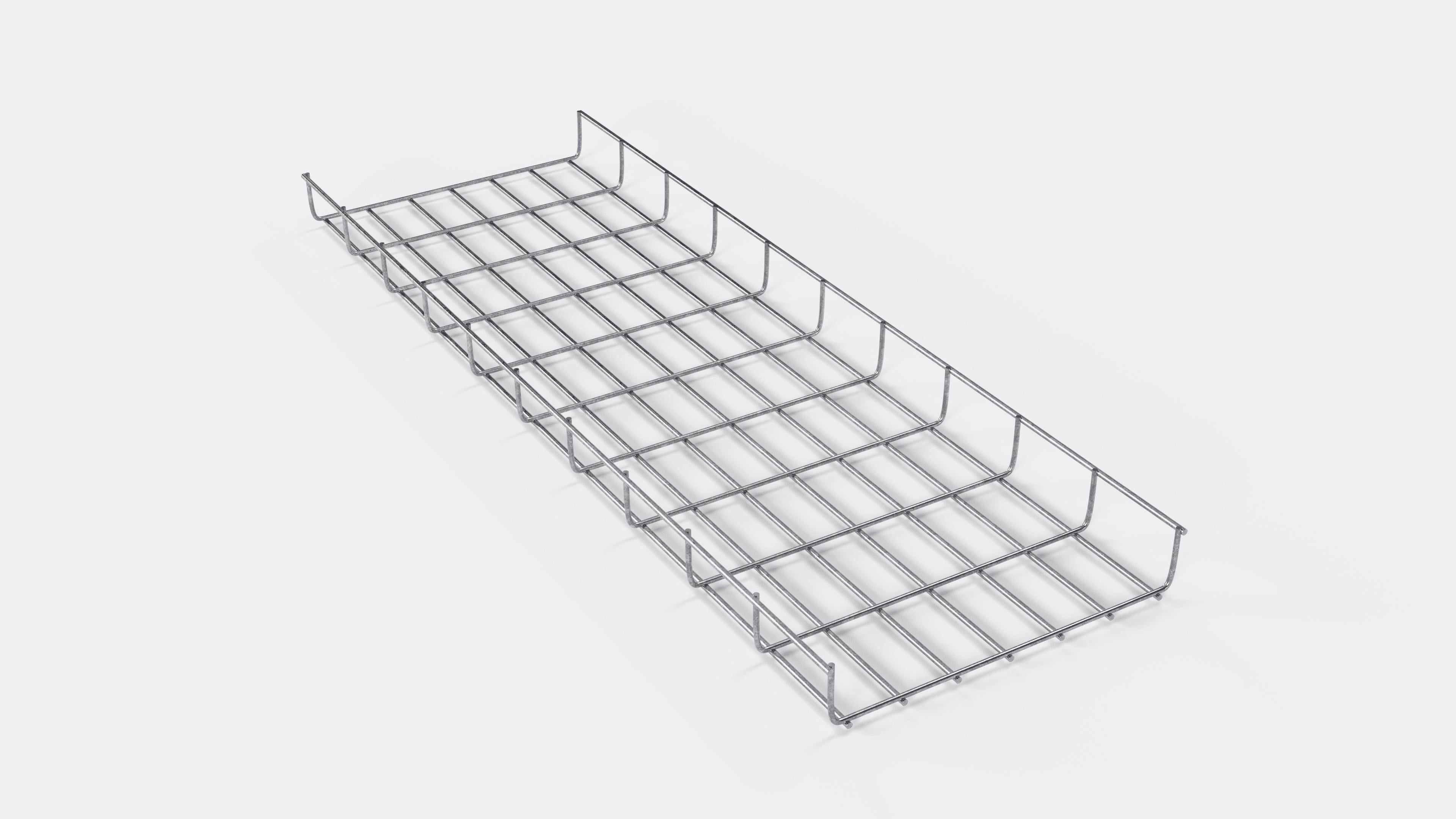 Lengte kabelkanaal 29 cm, diepte 5 cm, maaswijdte 5 x 10 cm