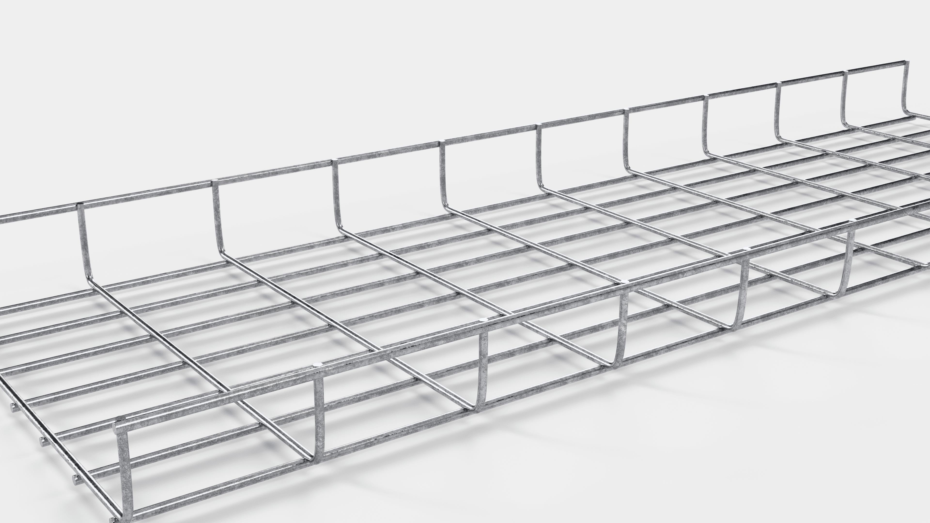 Lengte kabelkanaal 29 cm, diepte 5 cm, maaswijdte 5 x 10 cm