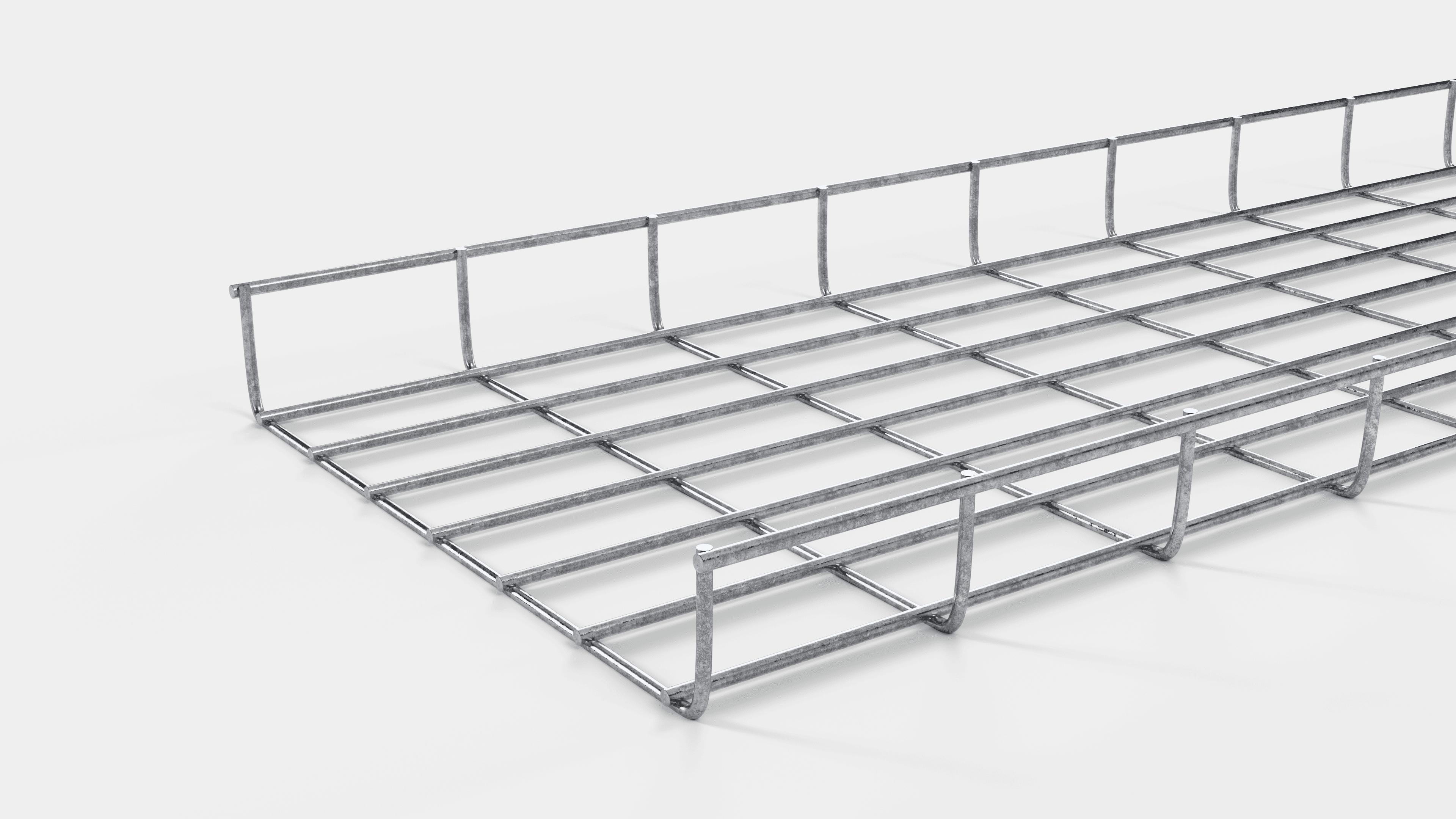 Cable duct height 110 cm, depth 5 cm, mesh size 5 x 10 cm