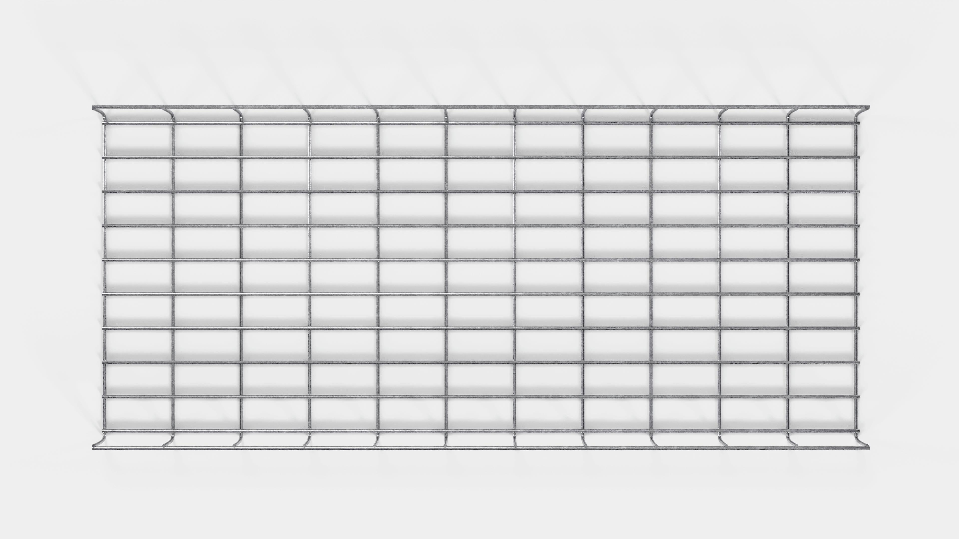Cable duct height 110 cm, depth 5 cm, mesh size 5 x 10 cm