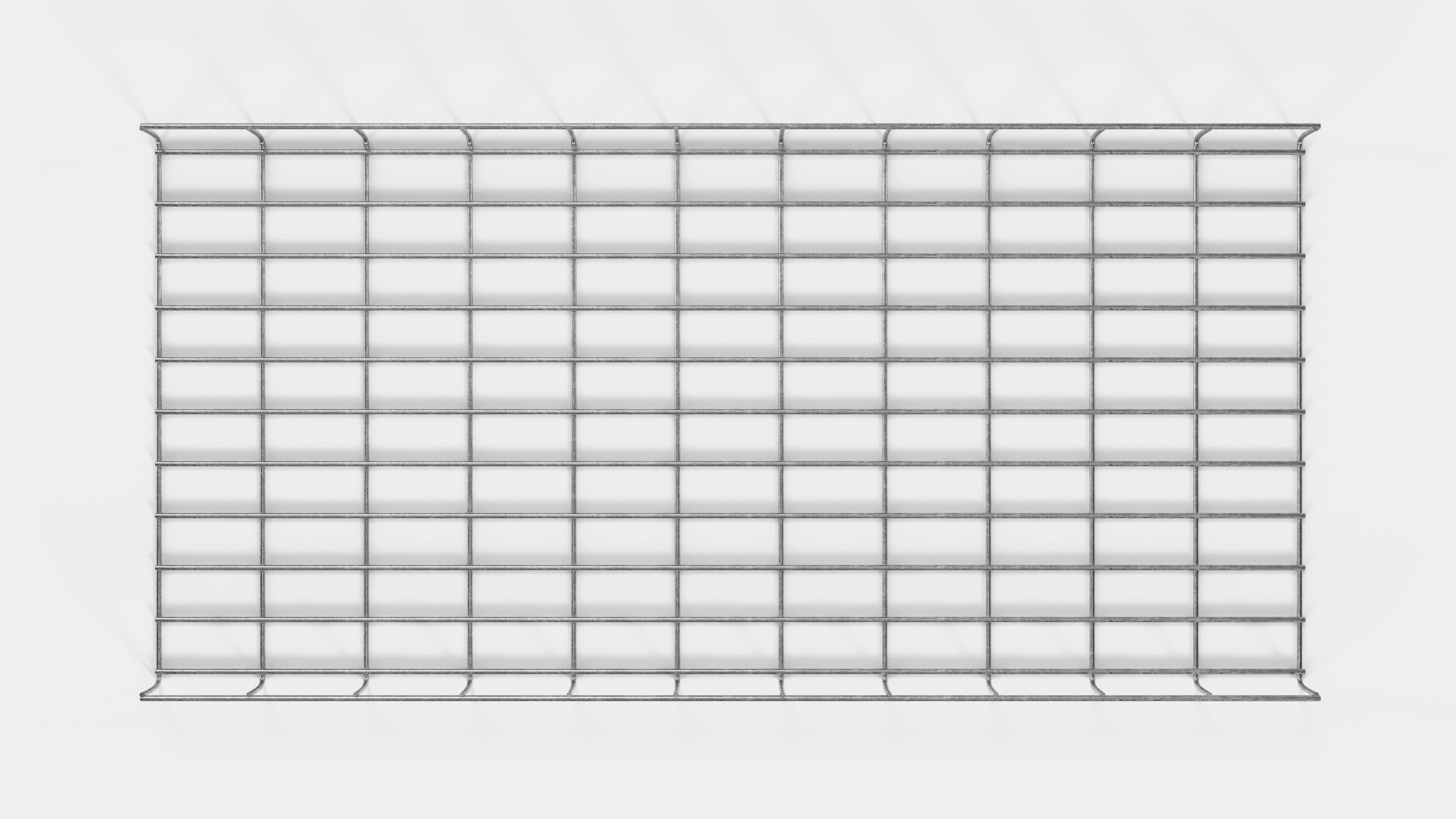 Cable duct height 110 cm, depth 5 cm, mesh size 5 x 10 cm