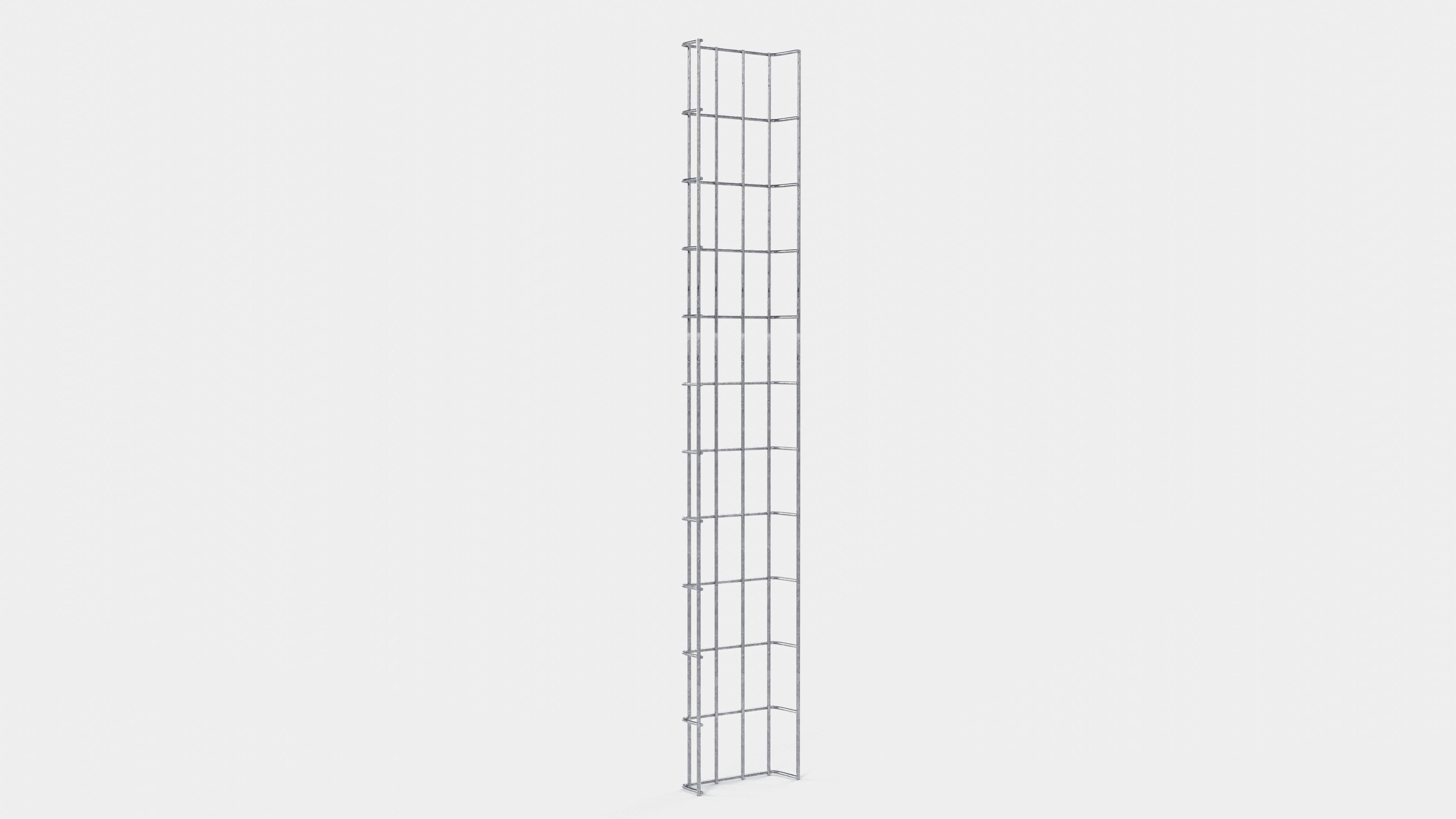 Trellis Hoogte 110 cm, diepte 5 cm, maaswijdte 5 x 10 cm