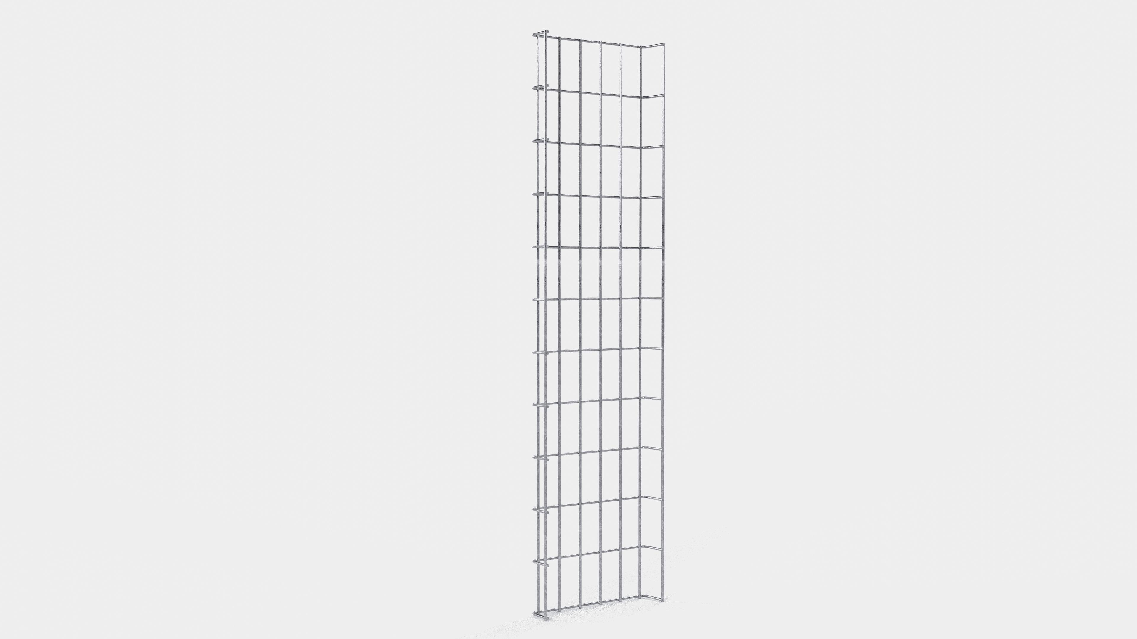Trellis Hoogte 110 cm, diepte 5 cm, maaswijdte 5 x 10 cm