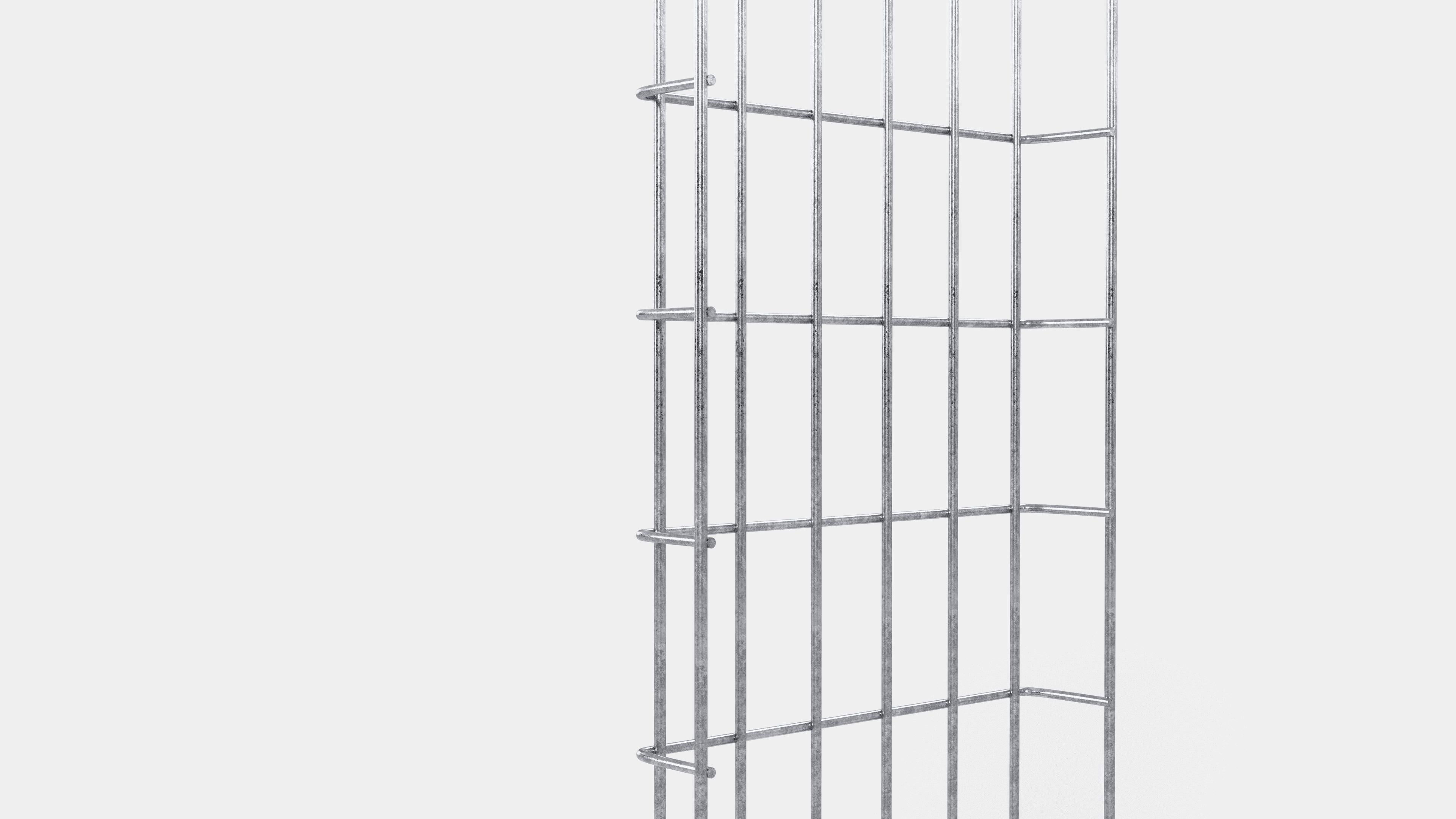 Trellis Hoogte 110 cm, diepte 5 cm, maaswijdte 5 x 10 cm