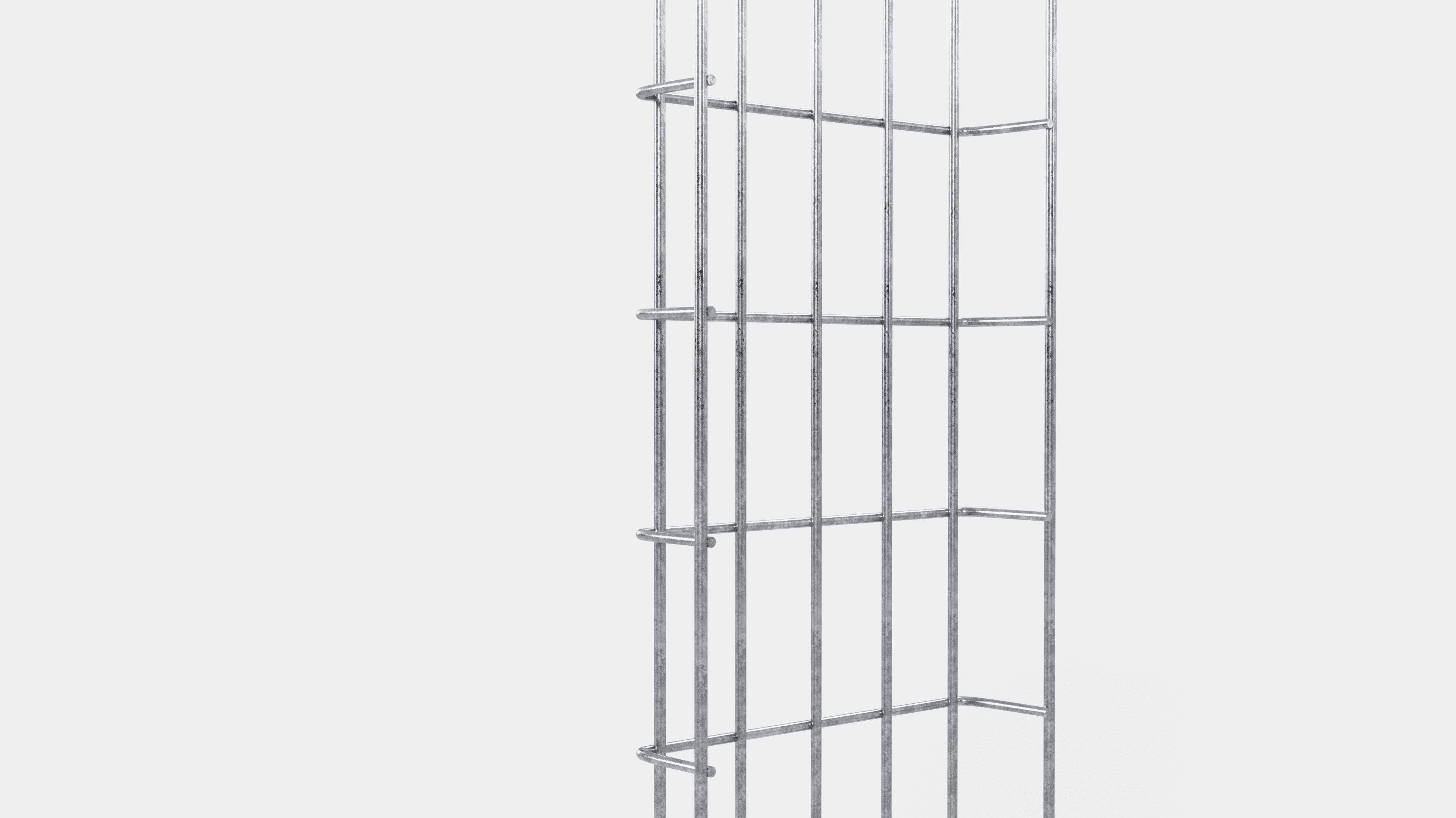 Trellis Hoogte 110 cm, diepte 5 cm, maaswijdte 5 x 10 cm