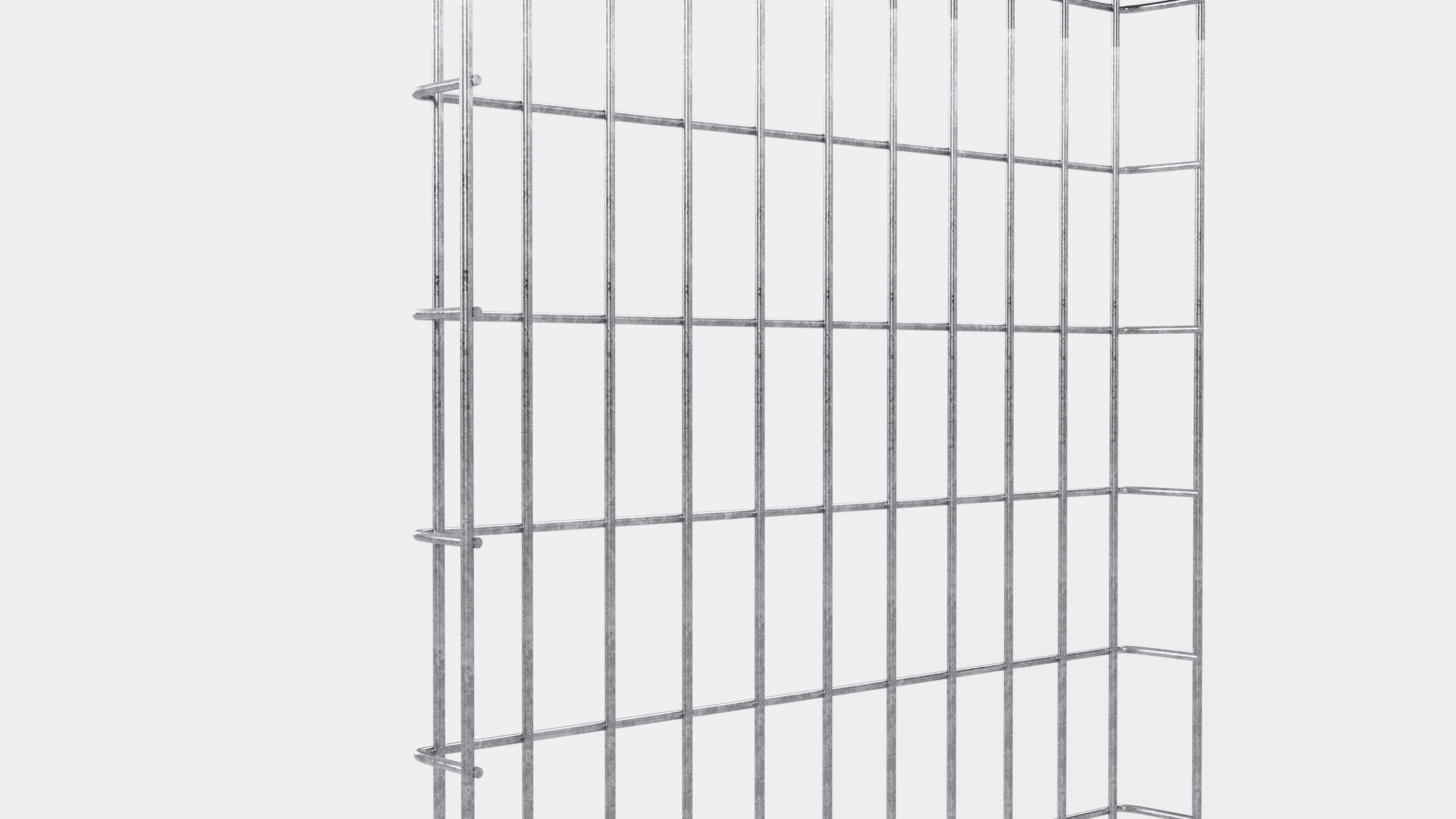 Trellis Hoogte 110 cm, diepte 5 cm, maaswijdte 5 x 10 cm