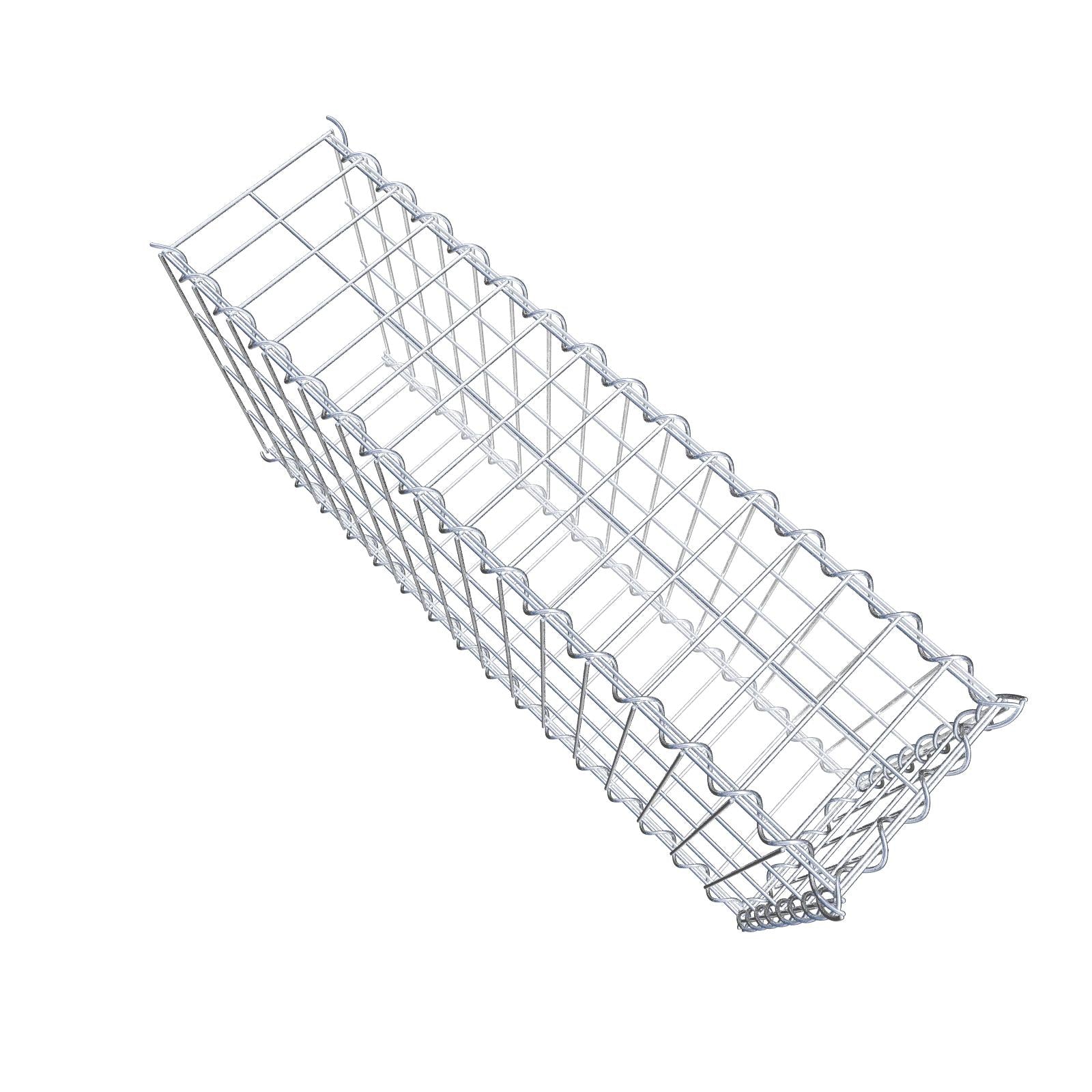 Extra gabion typ 2 80 cm x 40 cm x 20 cm (L x H x D), maskstorlek 5 cm x 10 cm, spiral