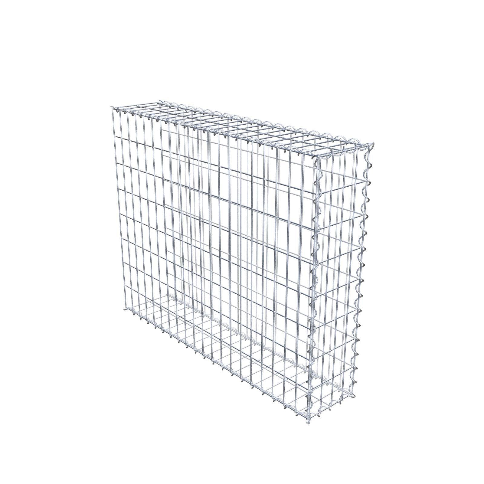 Gabbione aggiuntivo tipo 2 100 cm x 80 cm x 20 cm (L x A x P), dimensione maglia 5 cm x 10 cm, a spirale