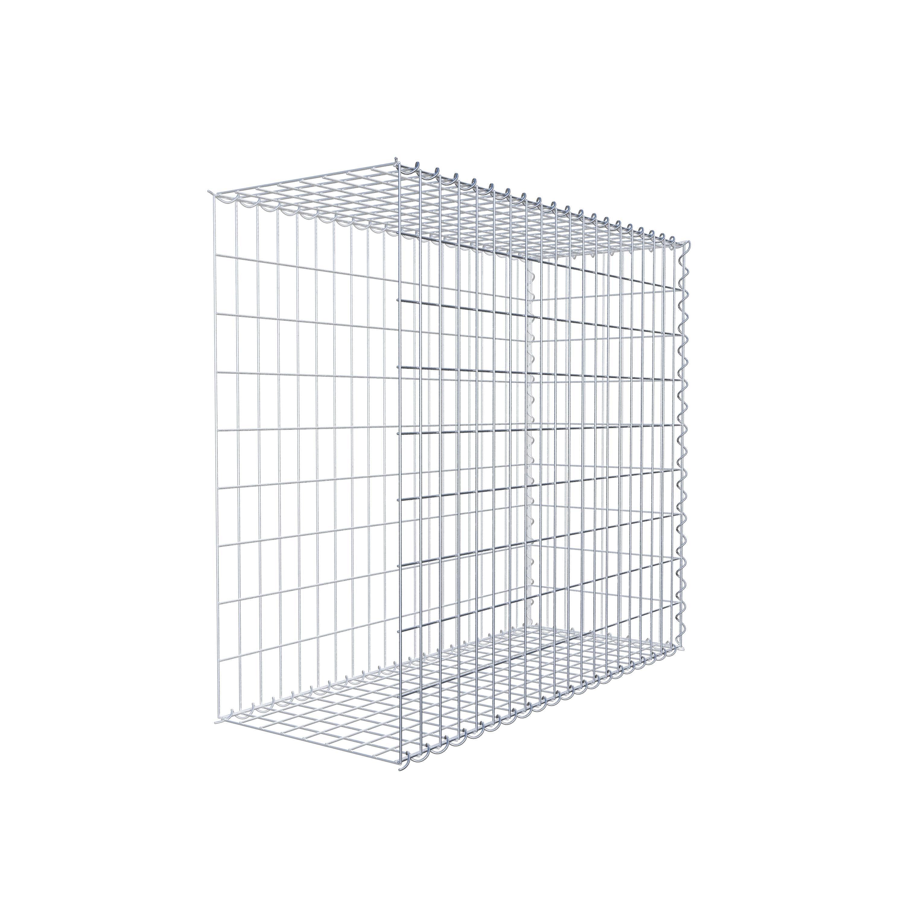 Gavión complementario tipo 2 100 cm x 90 cm x 40 cm (L x A x P), luz de malla 5 cm x 10 cm, en espiral