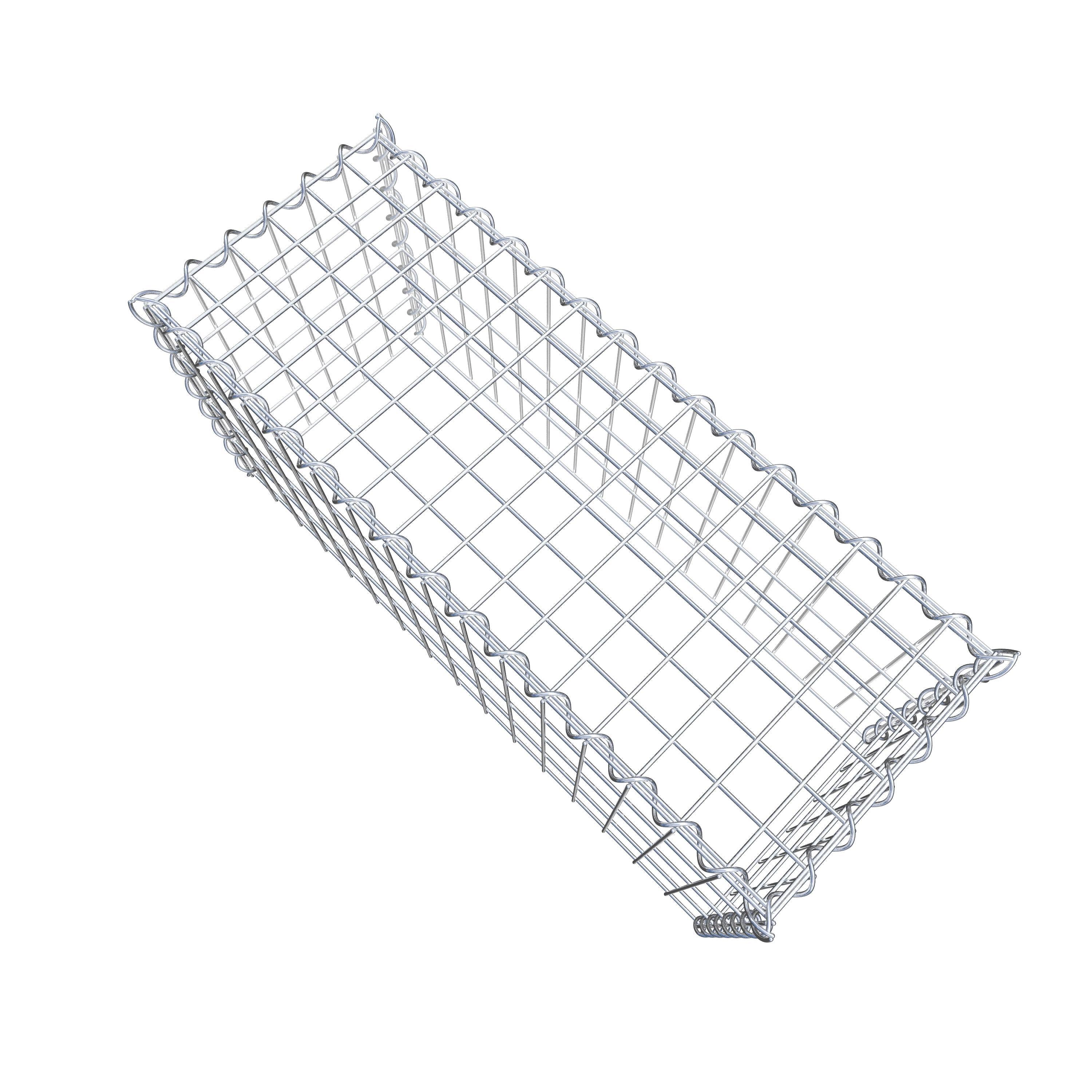 Extra gabion typ 3 80 cm x 40 cm x 30 cm (L x H x D), maskstorlek 5 cm x 10 cm, spiral