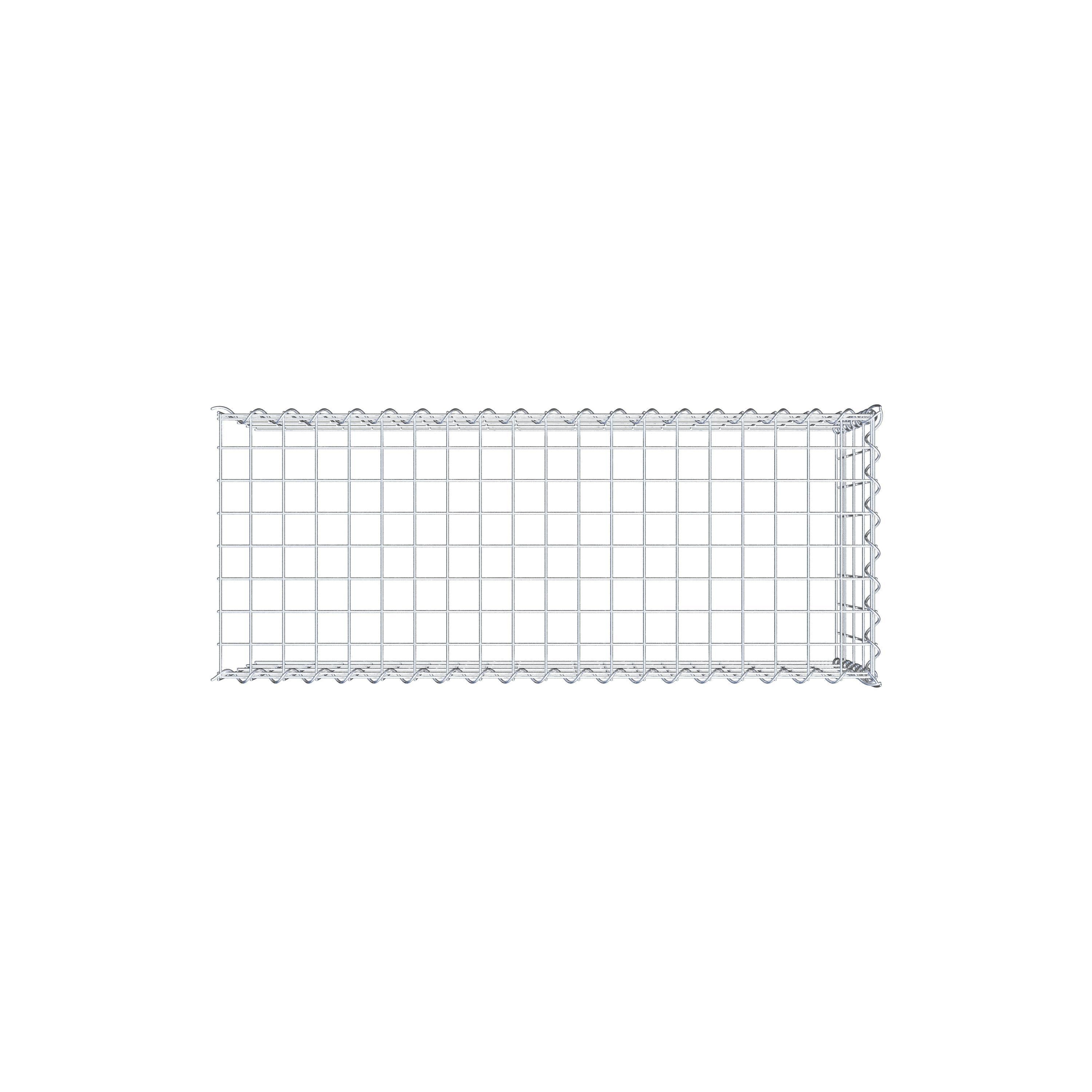 Extra gabion typ 4 100 cm x 40 cm x 40 cm (L x H x D), maskstorlek 5 cm x 10 cm, spiral