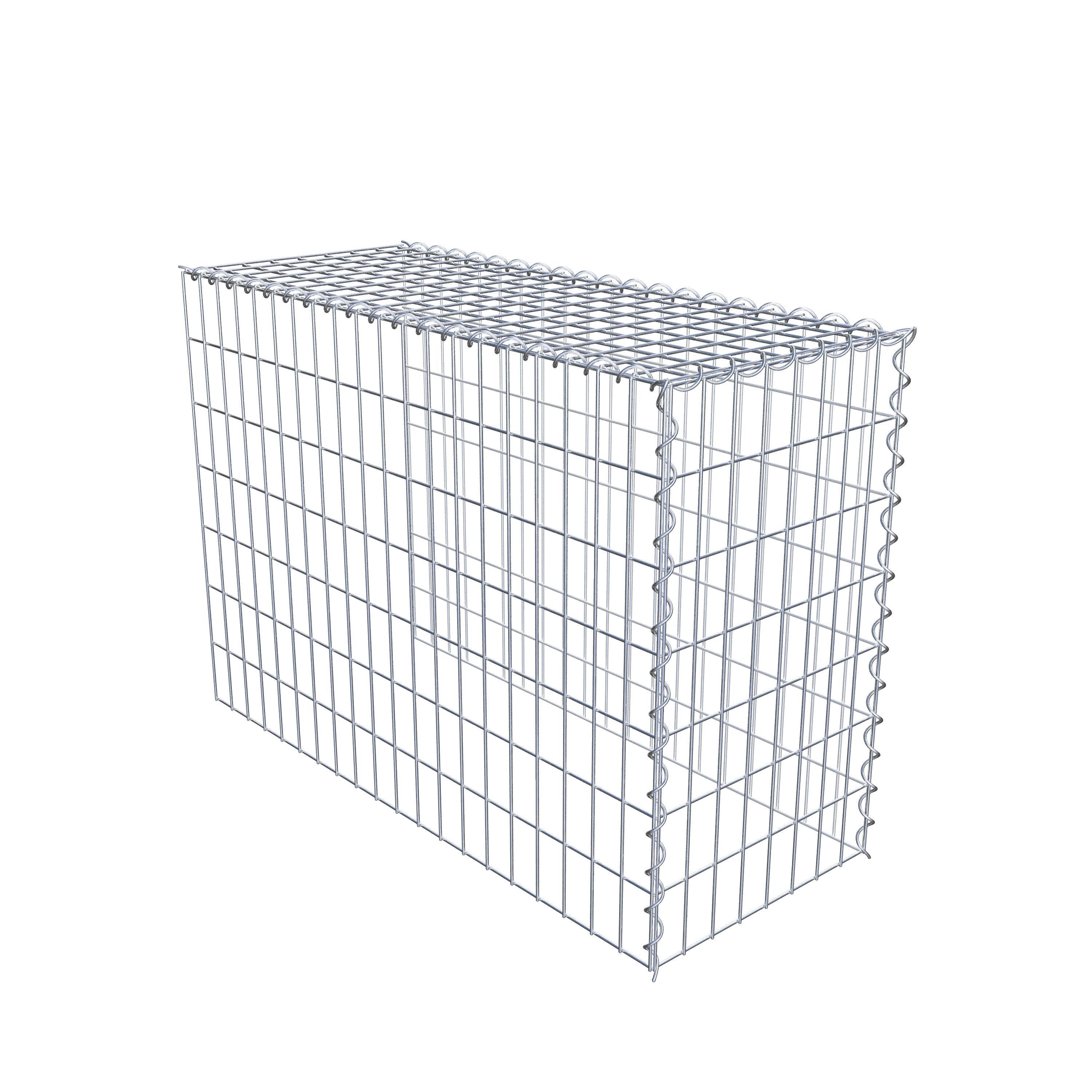Extra gabion typ 4 100 cm x 70 cm x 40 cm (L x H x D), maskstorlek 5 cm x 10 cm, spiral