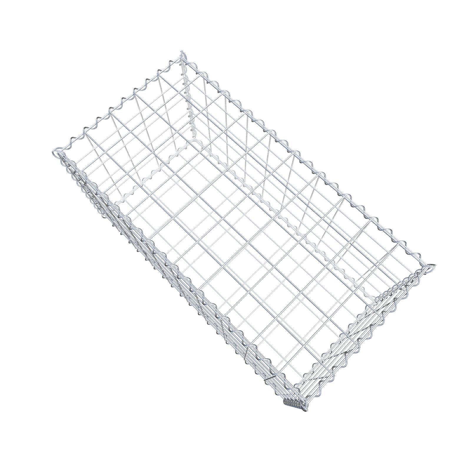 Gabion 100 cm x 50 cm x 50 cm (L x H x D), mesh size 10 cm x 10 cm, spiral