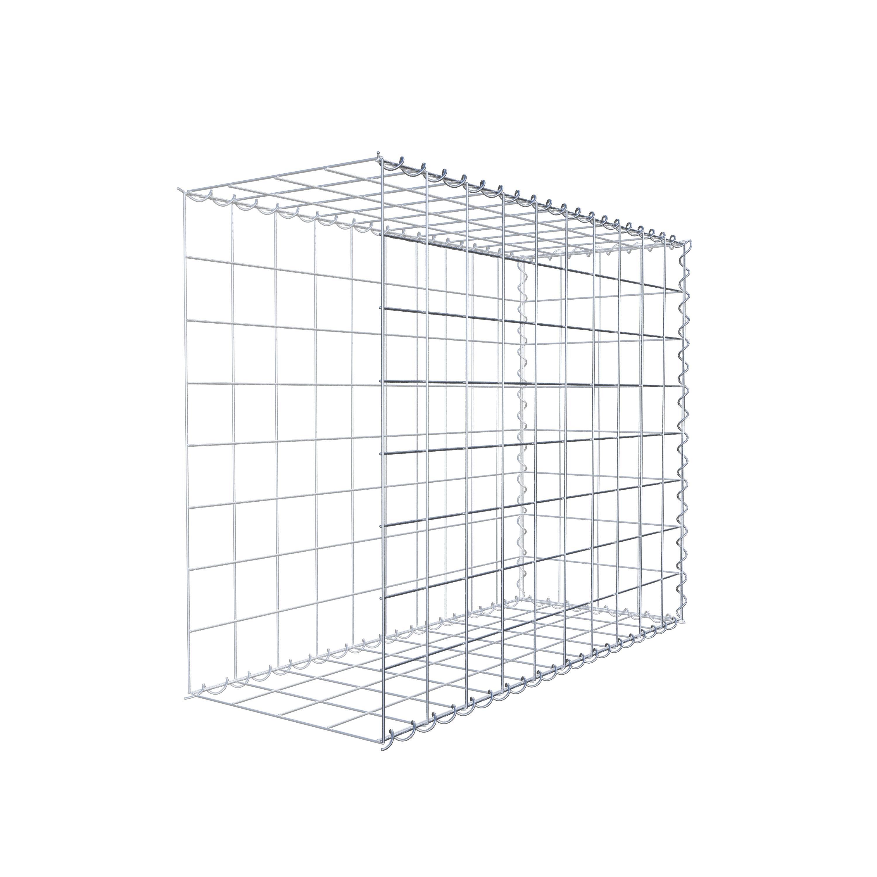 Extra gabion typ 2 100 cm x 80 cm x 40 cm (L x H x D), maskstorlek 10 cm x 10 cm, spiral