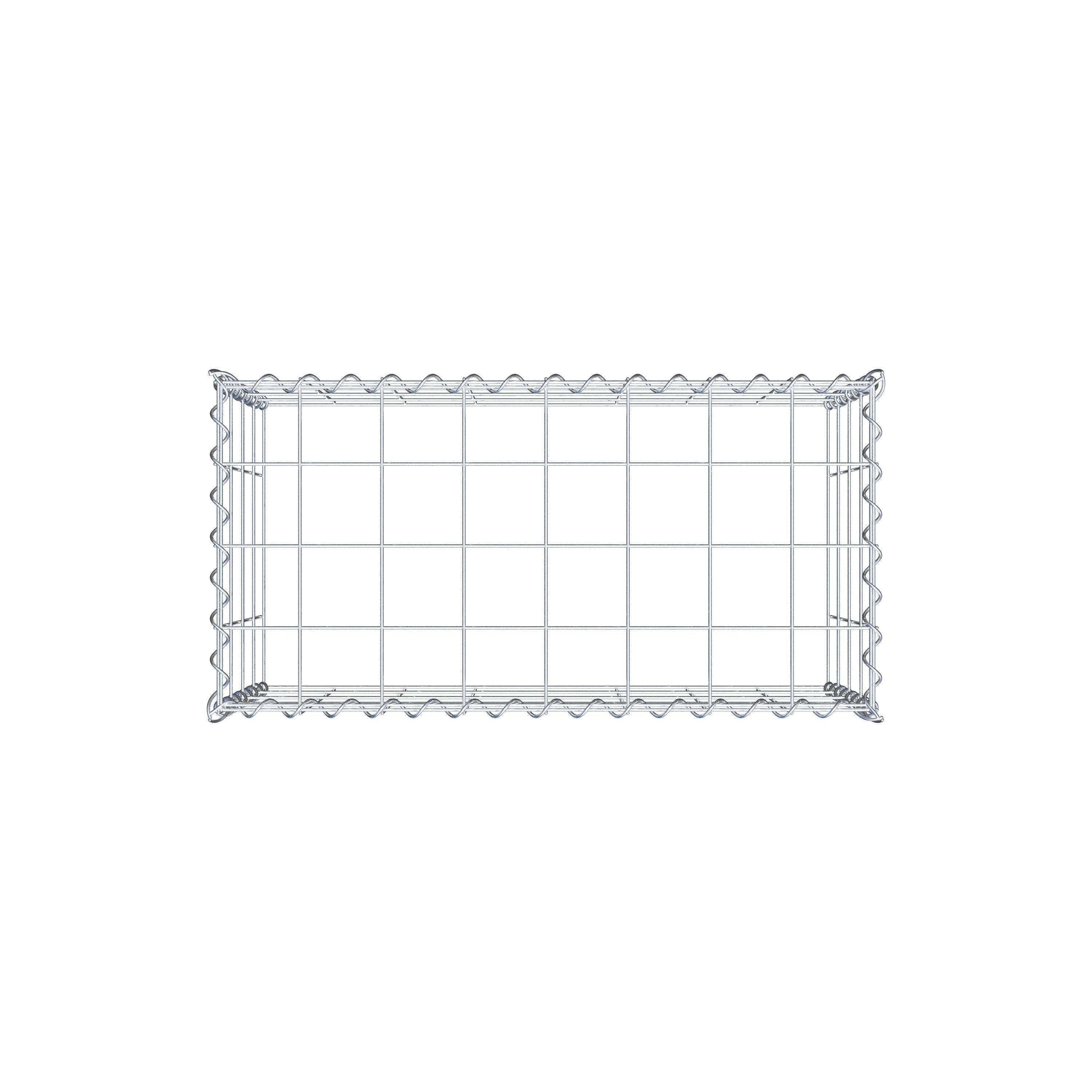 Gavión complementario tipo 3 80 cm x 40 cm x 40 cm (L x A x P), malla 10 cm x 10 cm, espiral