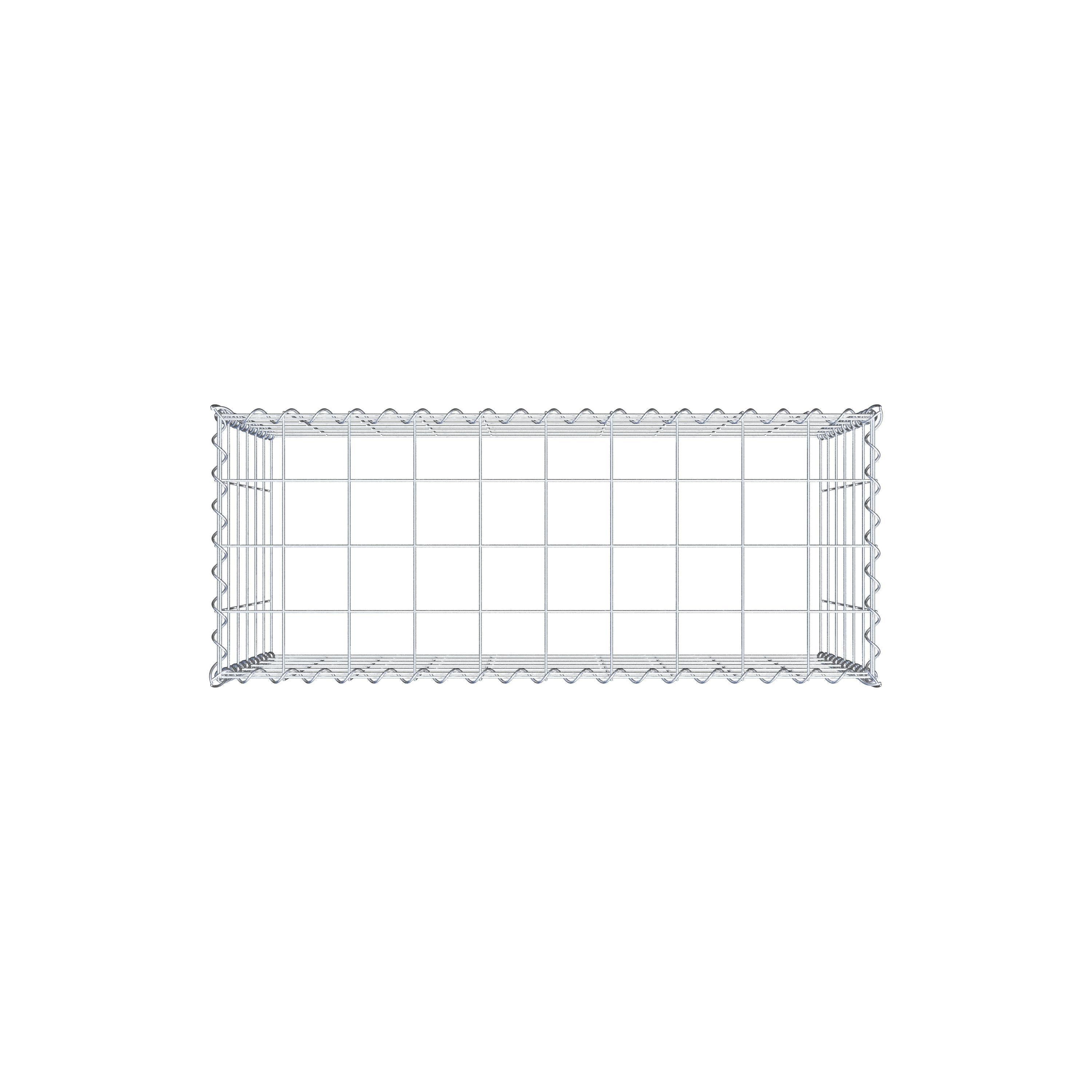 Add-on schanskorf type 3 100 cm x 60 cm x 40 cm (L x H x D), maaswijdte 10 cm x 10 cm, spiraal