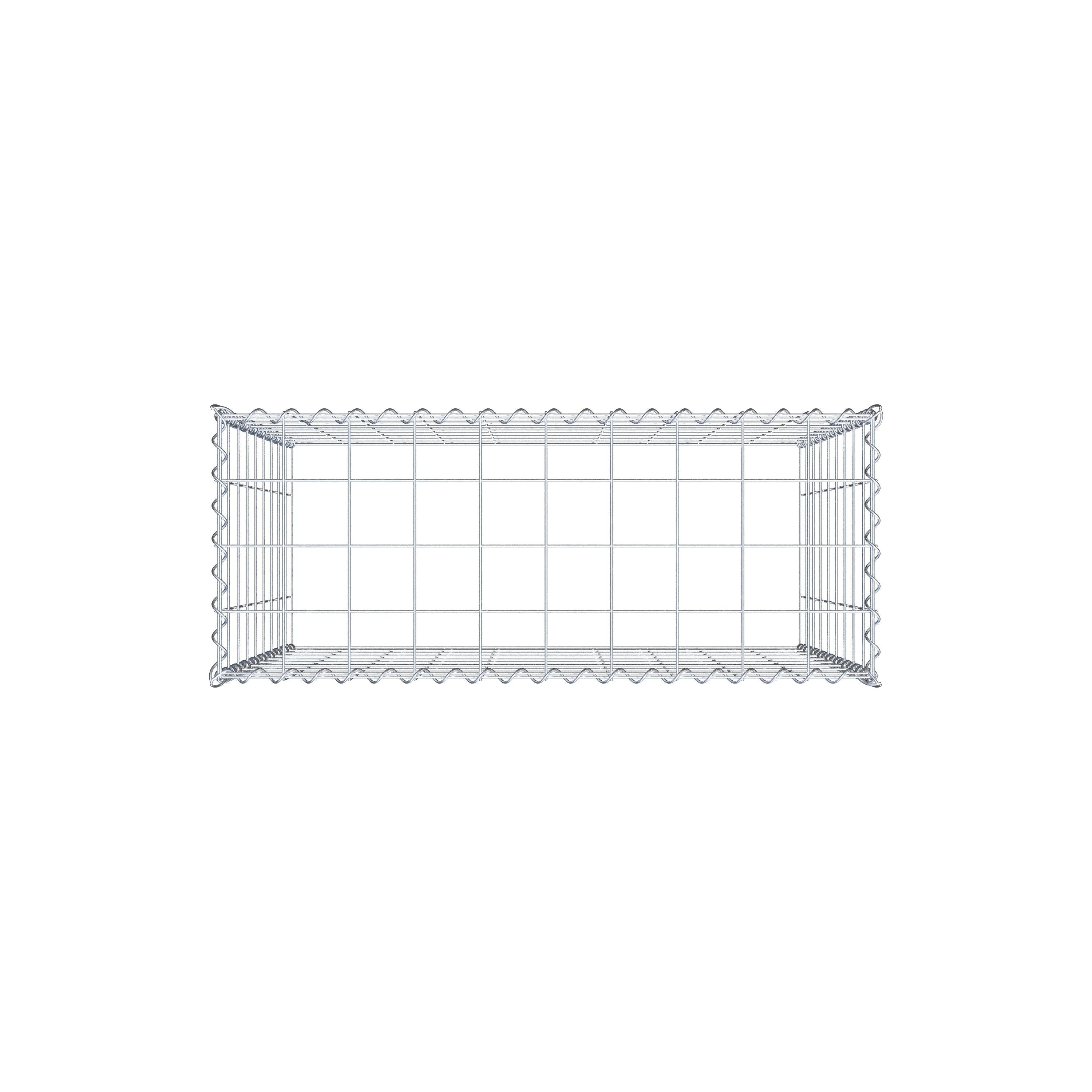 Gavión complementario tipo 3 100 cm x 90 cm x 40 cm (L x A x P), malla 10 cm x 10 cm, espiral