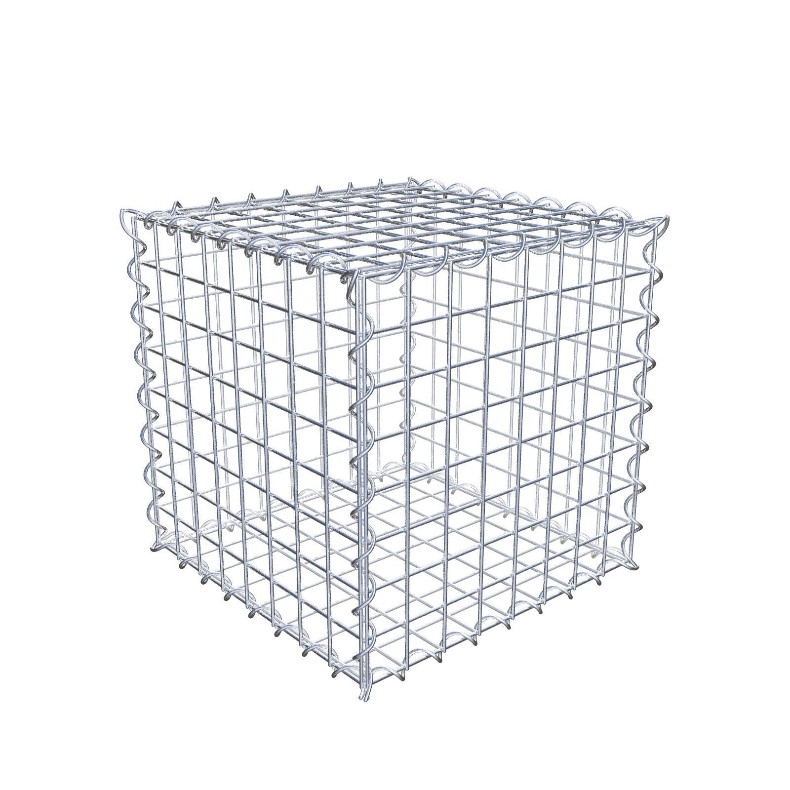 Gabion 40 cm x 40 cm x 40 cm (L x H x D), maskstorlek 5 cm x 5 cm, spiral