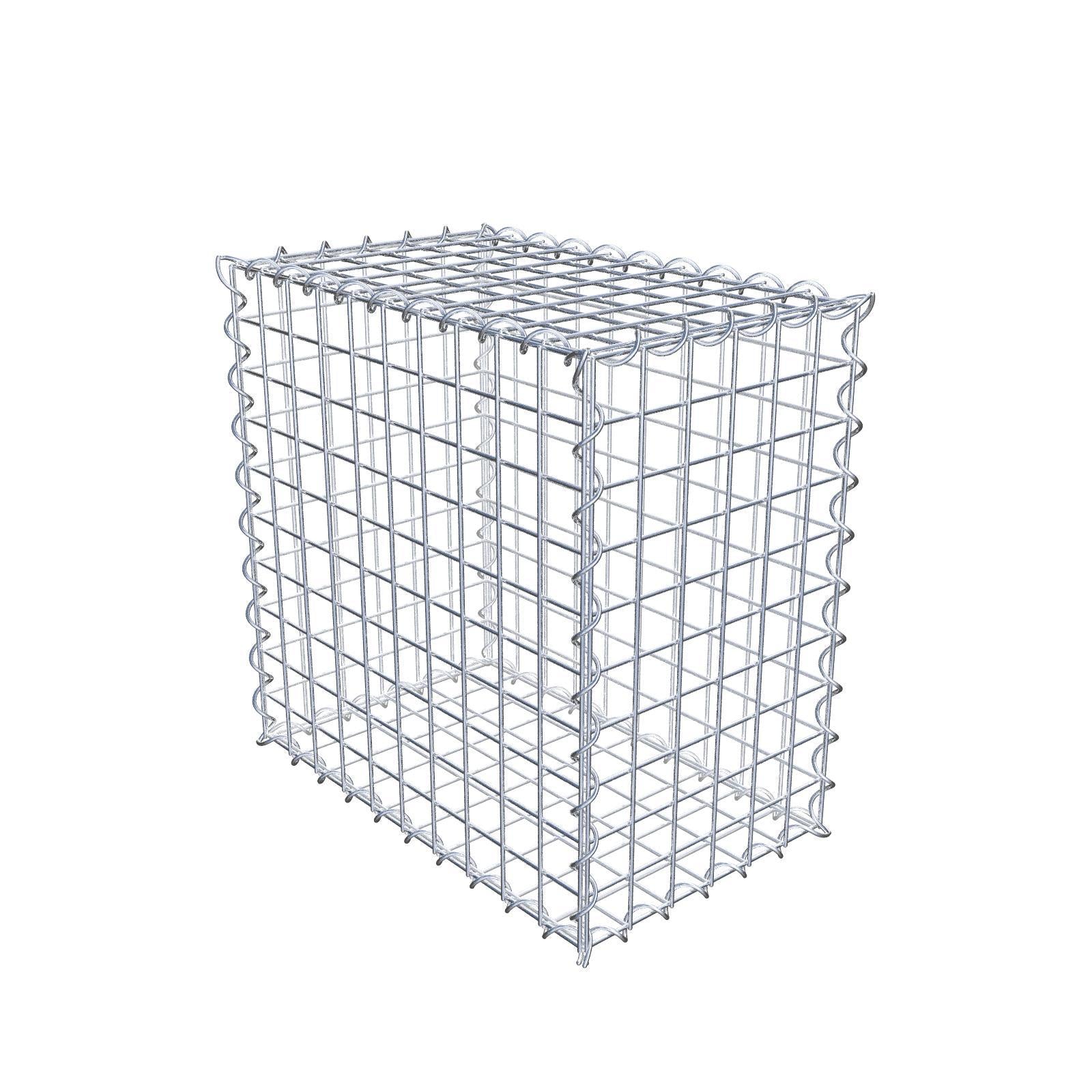 Gabion 50 cm x 50 cm x 30 cm (L x H x P), mailles 5 cm x 5 cm, spirale