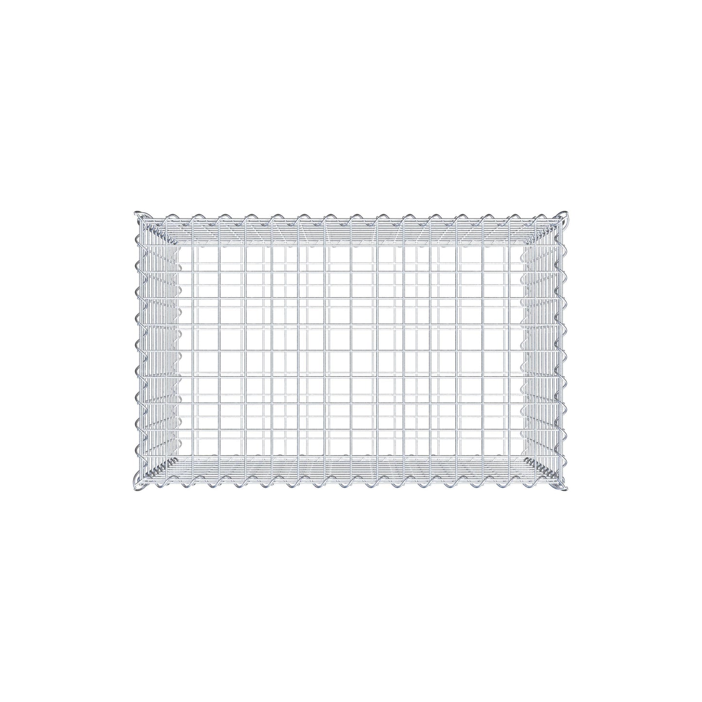 Gabion 80 cm x 50 cm x 50 cm (L x H x P), mailles 5 cm x 5 cm, spirale