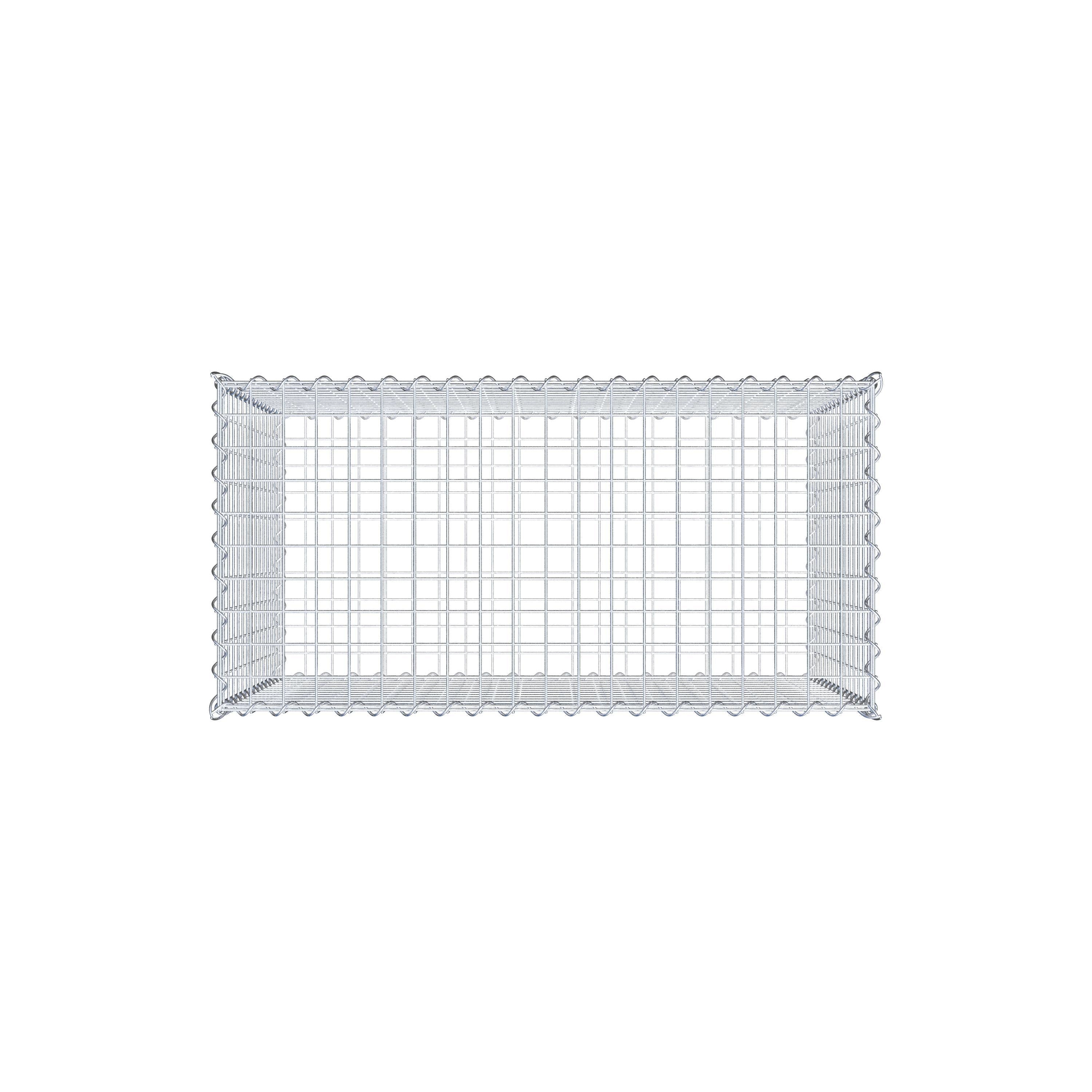 Gabion 100 cm x 70 cm x 50 cm (L x H x P), mailles 5 cm x 5 cm, spirale