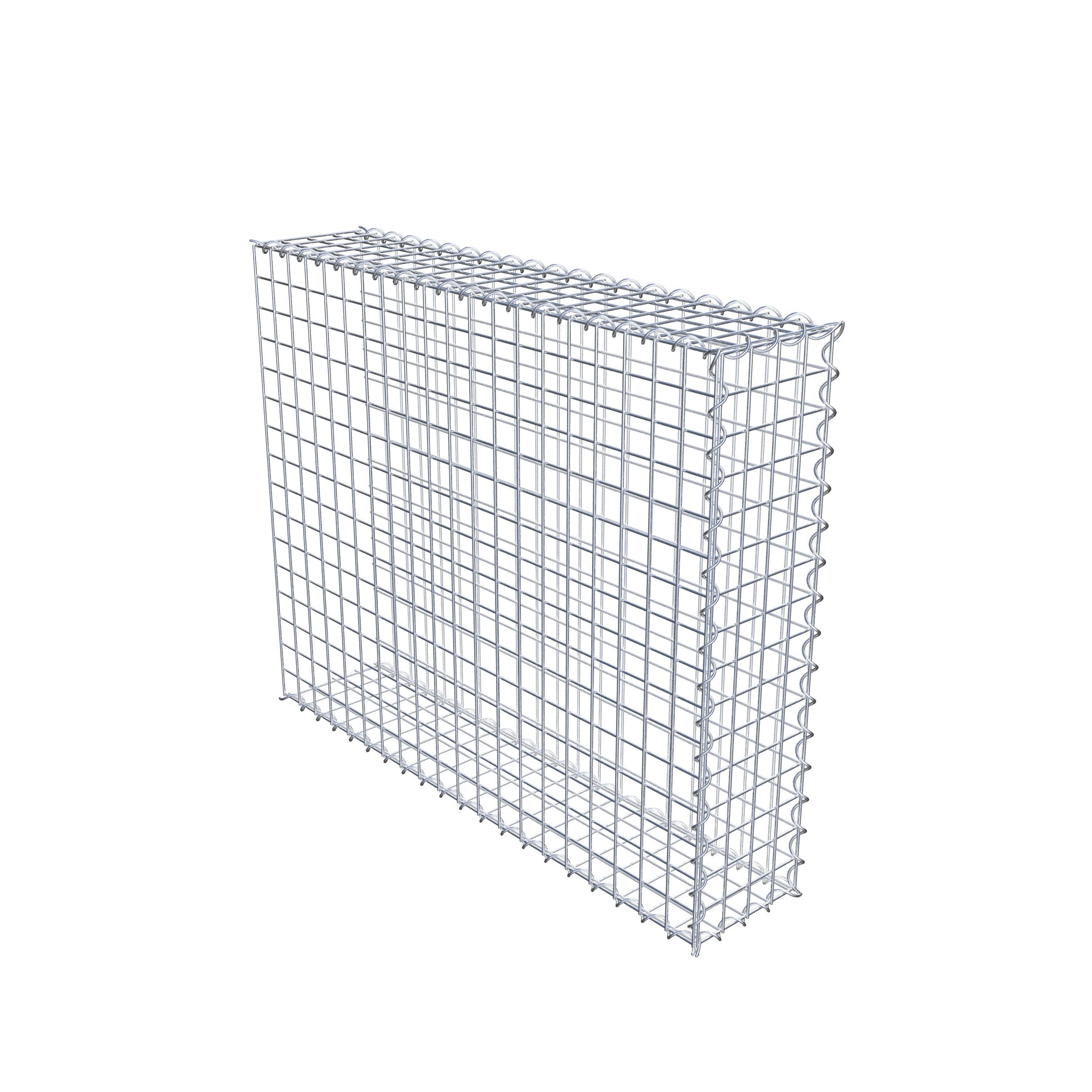 Extra gabion typ 2 100 cm x 80 cm x 20 cm (L x H x D), maskstorlek 5 cm x 5 cm, spiral