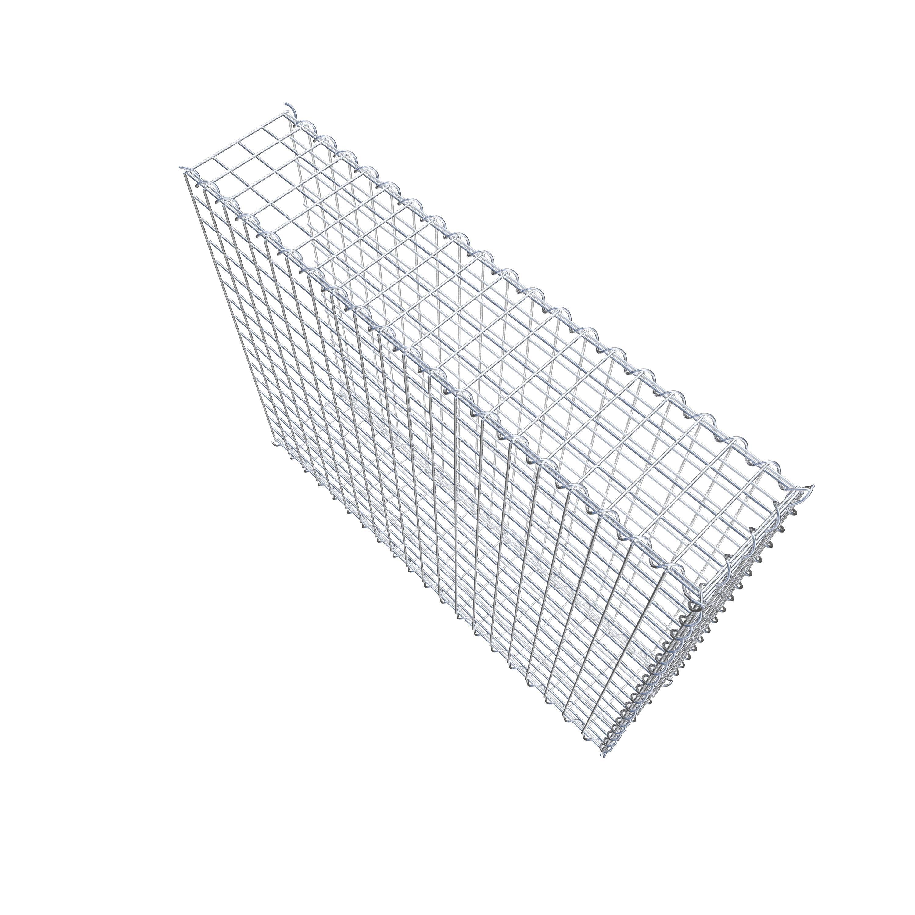 Extra gabion typ 2 100 cm x 80 cm x 20 cm (L x H x D), maskstorlek 5 cm x 5 cm, spiral