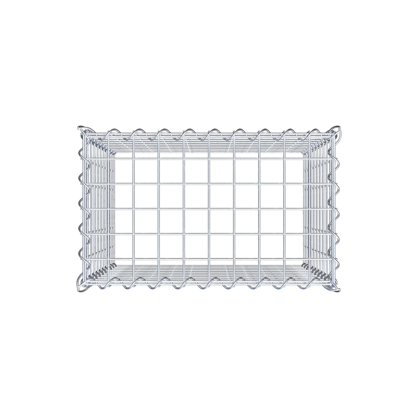 Gabbione aggiuntivo tipo 3 50 cm x 50 cm x 30 cm (L x H x P), dimensione maglia 5 cm x 5 cm, a spirale