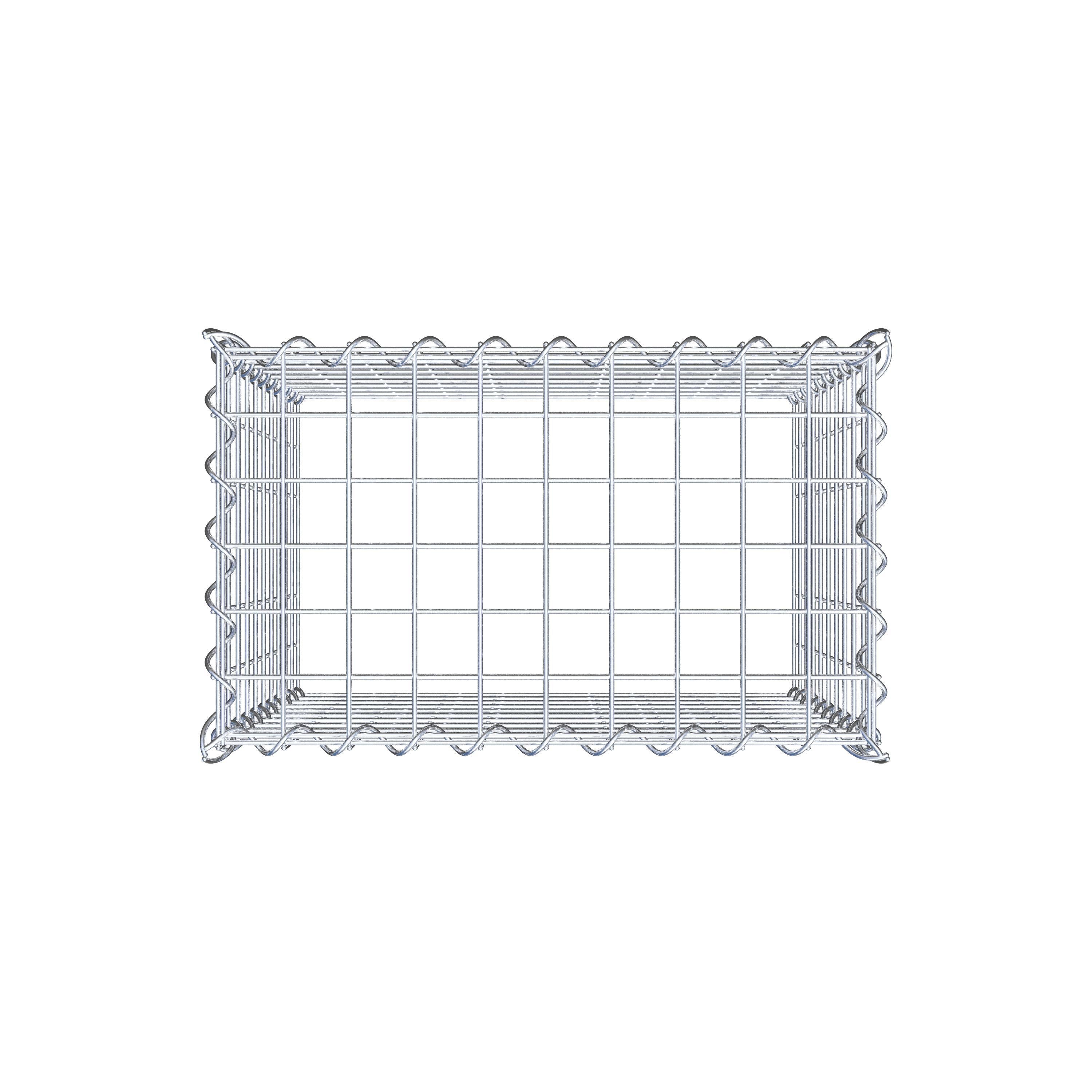 Gavión adicional tipo 3 50 cm x 50 cm x 30 cm (L x A x P), malla 5 cm x 5 cm, en espiral