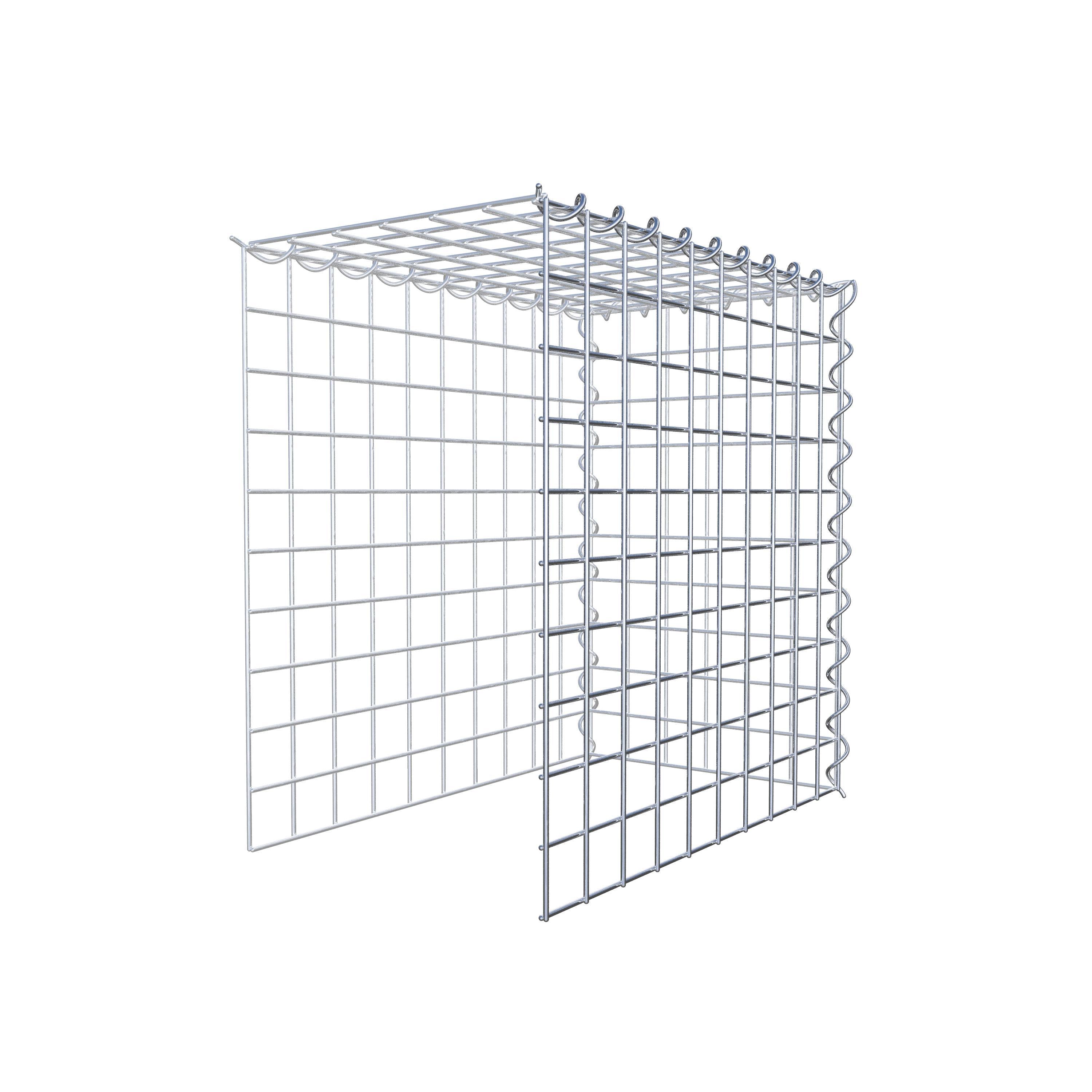Extra gabion typ 4 50 cm x 50 cm x 30 cm (L x H x D), maskstorlek 5 cm x 5 cm, spiral