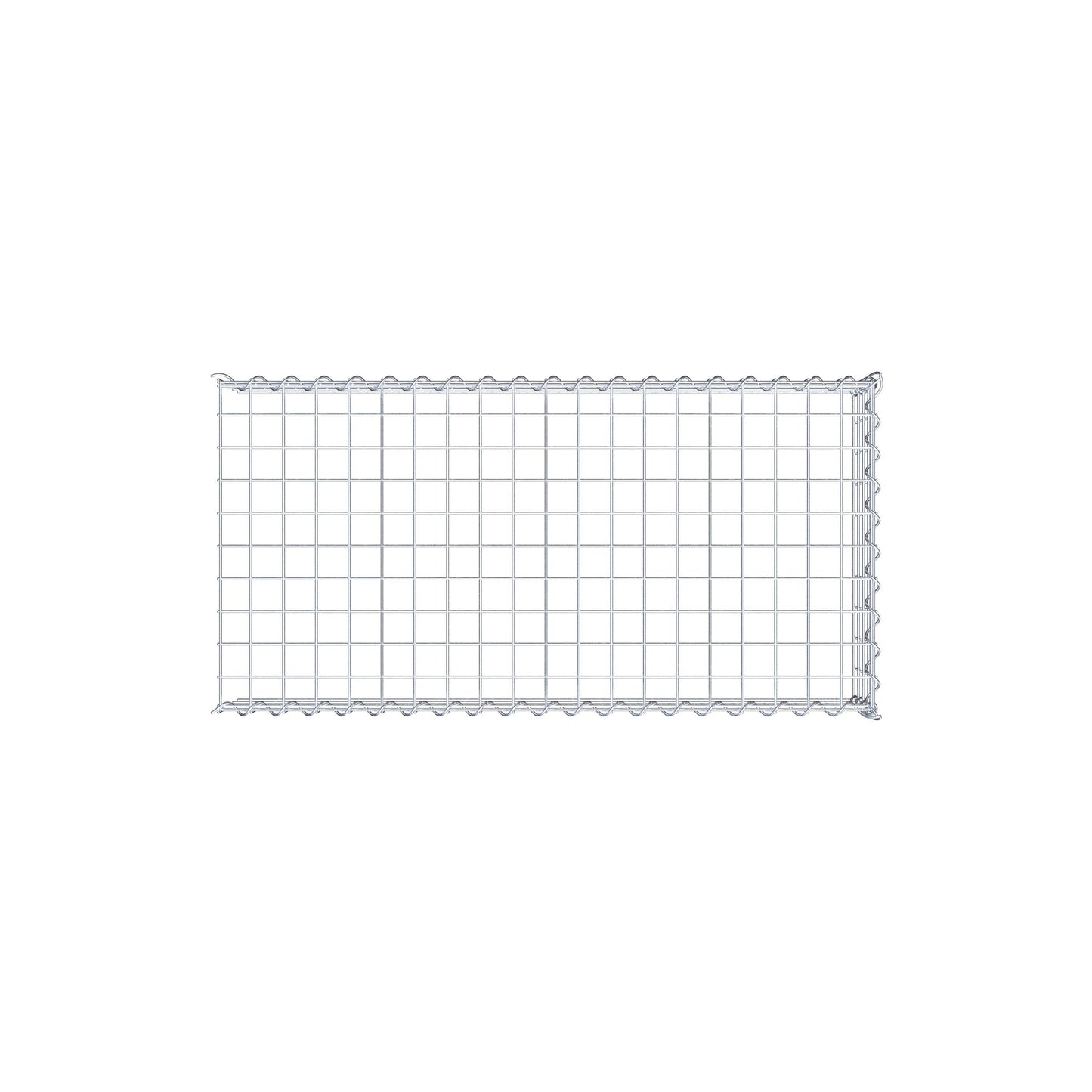 Add-on schanskorf type 4 100 cm x 20 cm x 50 cm (L x H x D), maaswijdte 5 cm x 5 cm, spiraalvormig