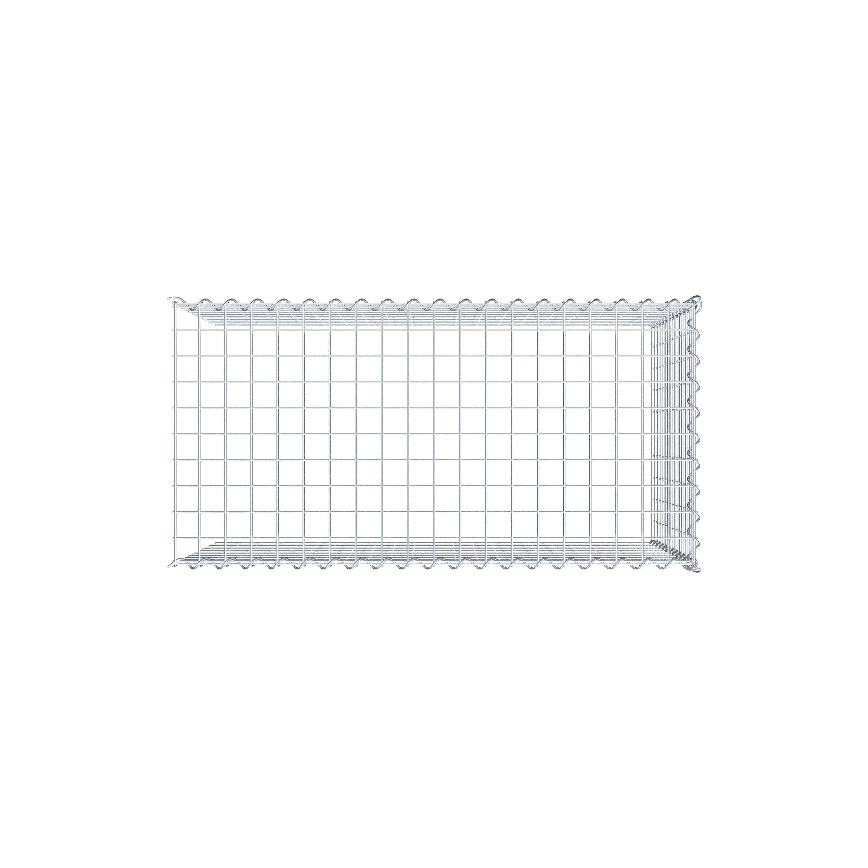 Extra gabion typ 4 100 cm x 60 cm x 50 cm (L x H x D), maskstorlek 5 cm x 5 cm, spiral