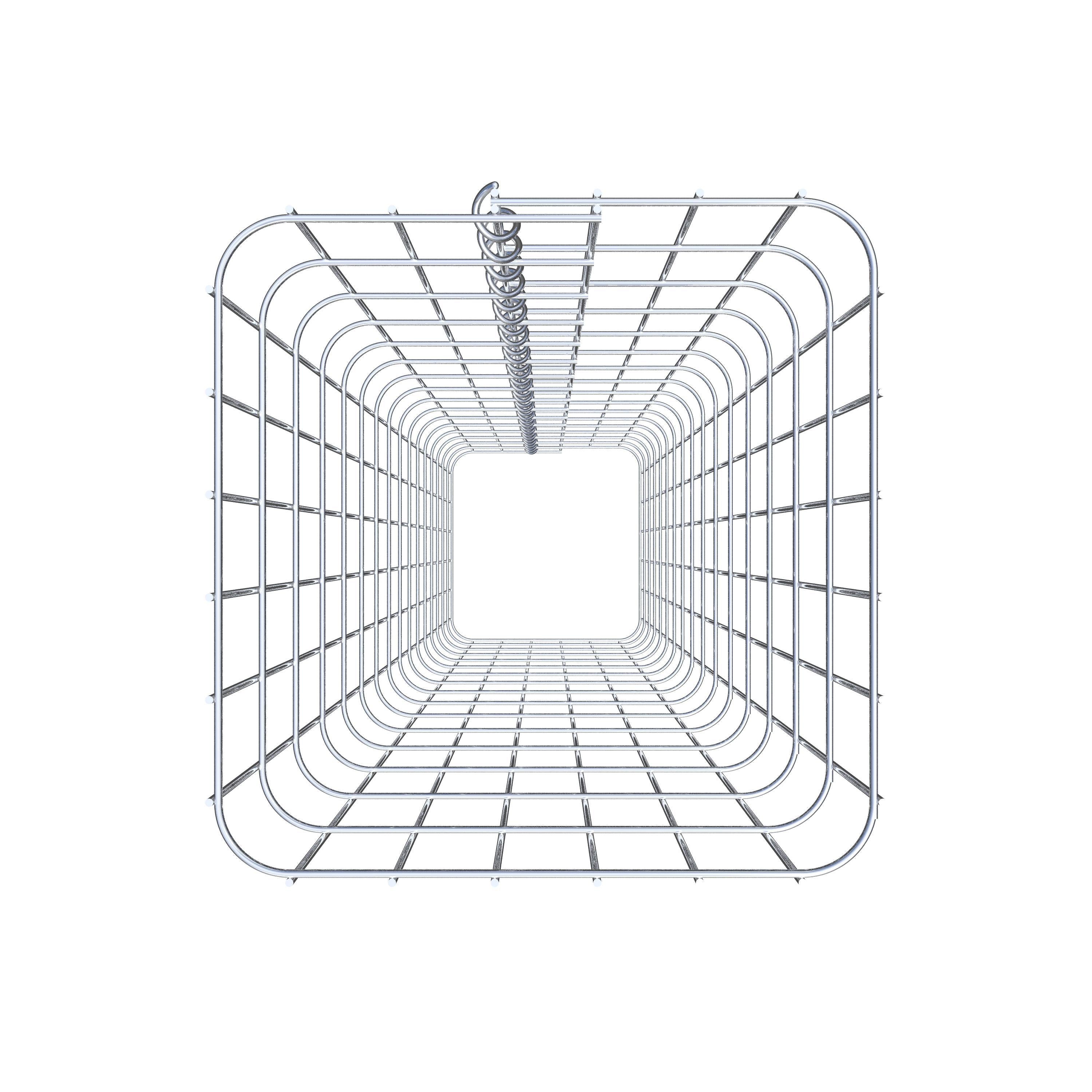 Schanskorfzuil hoekig 32 cm x 32 cm, 160 cm hoog, MW 5 cm x 10 cm
