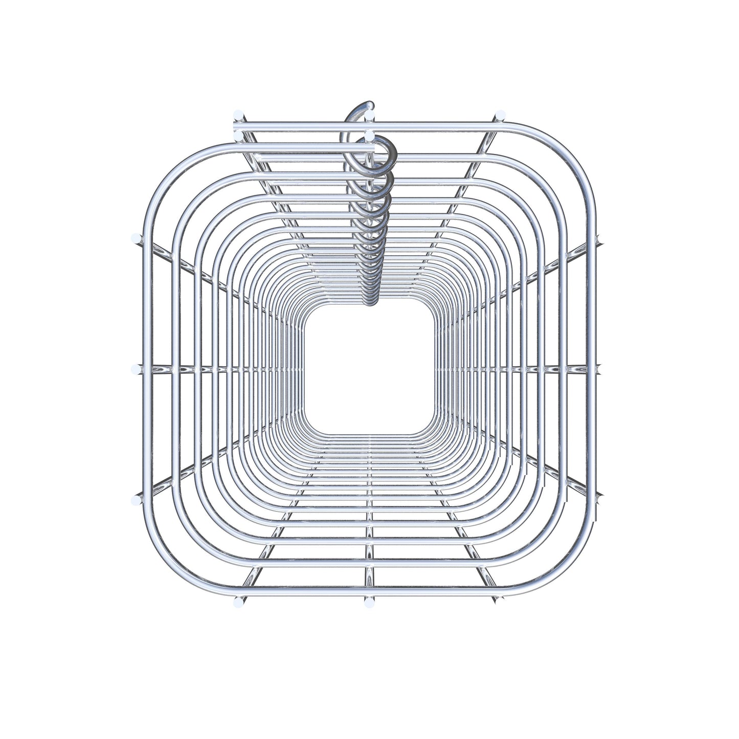 Schanskorfzuil vierkant 17 cm x 17 cm, 80 cm hoog, MW 5 cm x 5 cm
