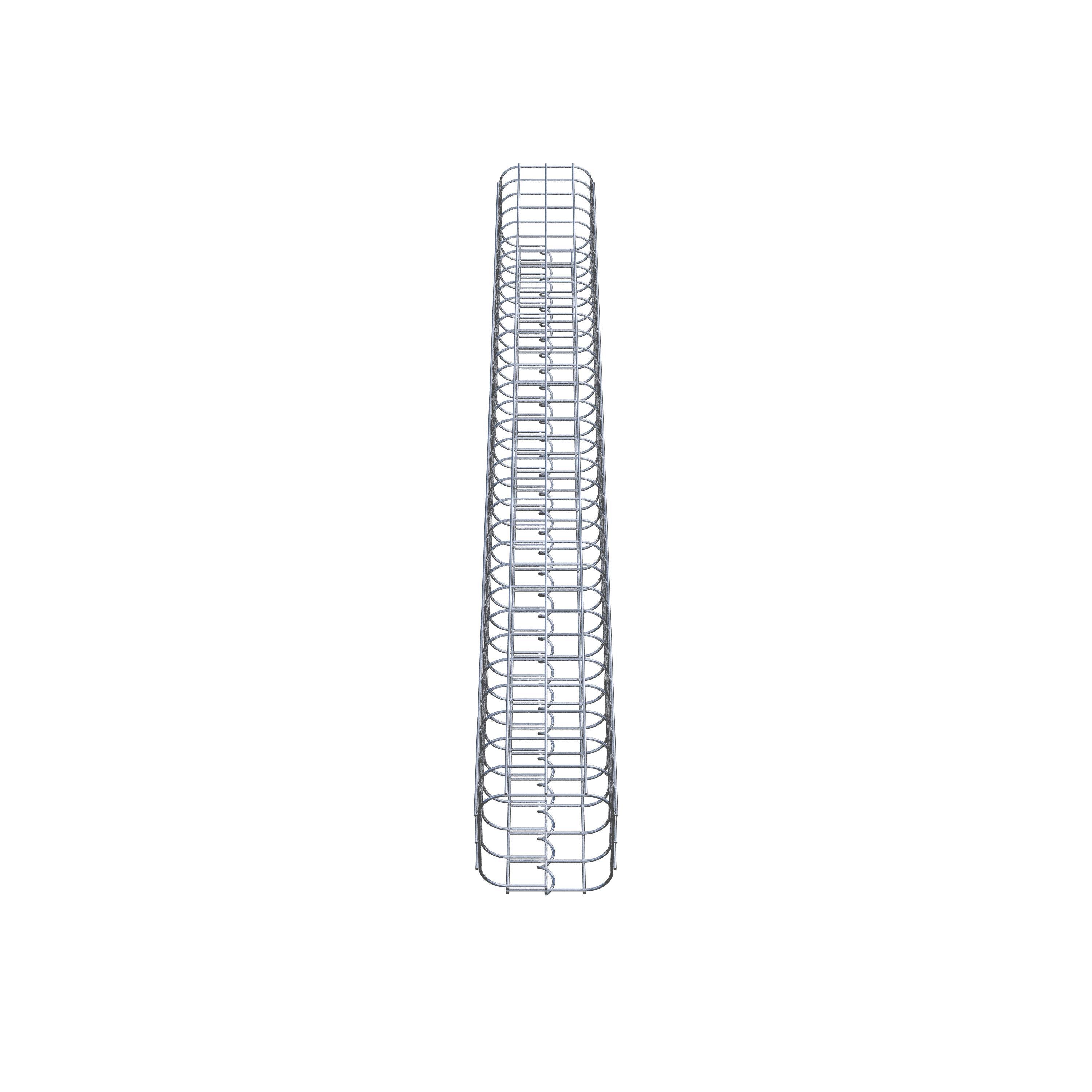 Gabion column square 17 cm x 17 cm, 160 cm height, MW 5 cm x 5 cm
