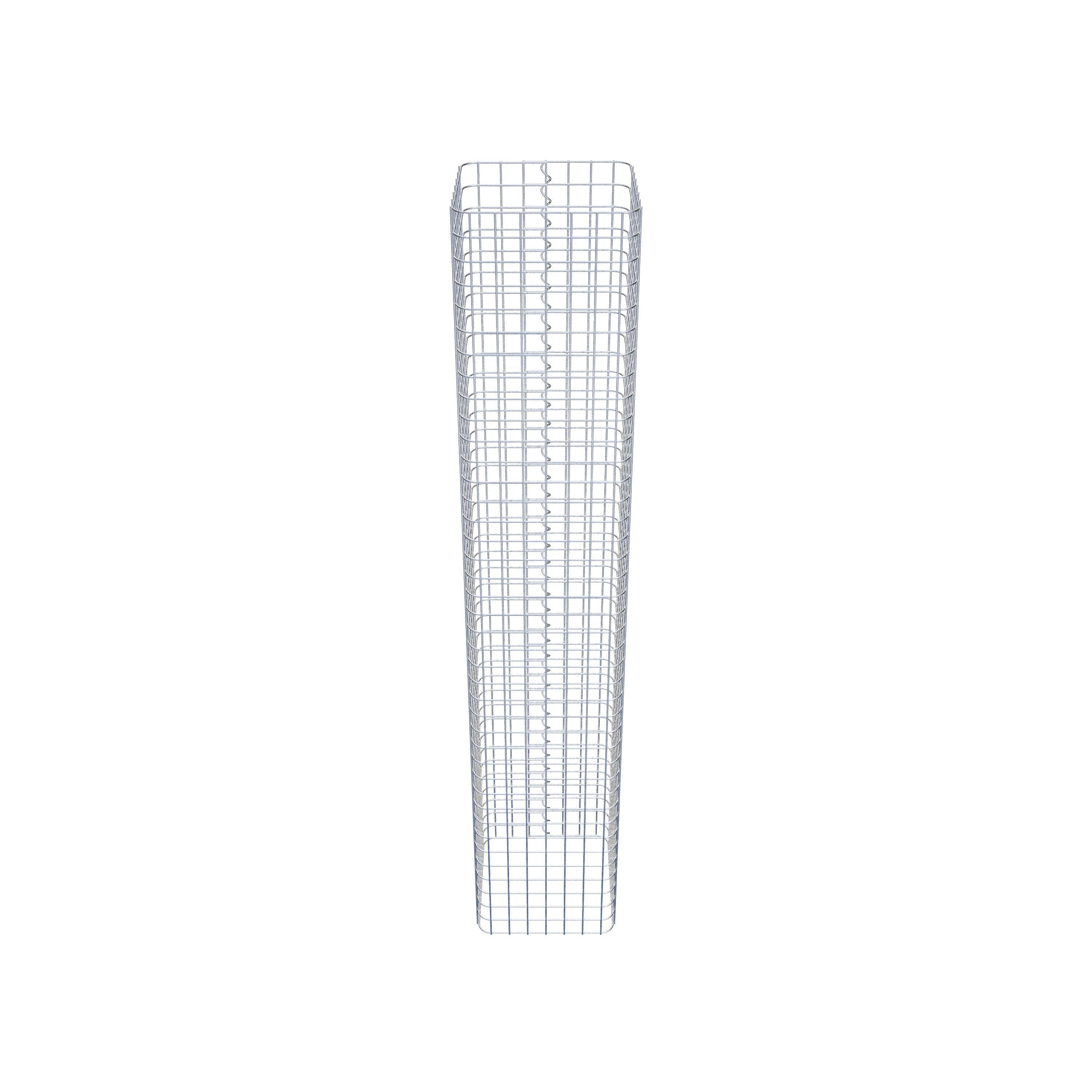 Gabion column square 37 cm x 37 cm, 200 cm high, MW 5 cm x 5 cm