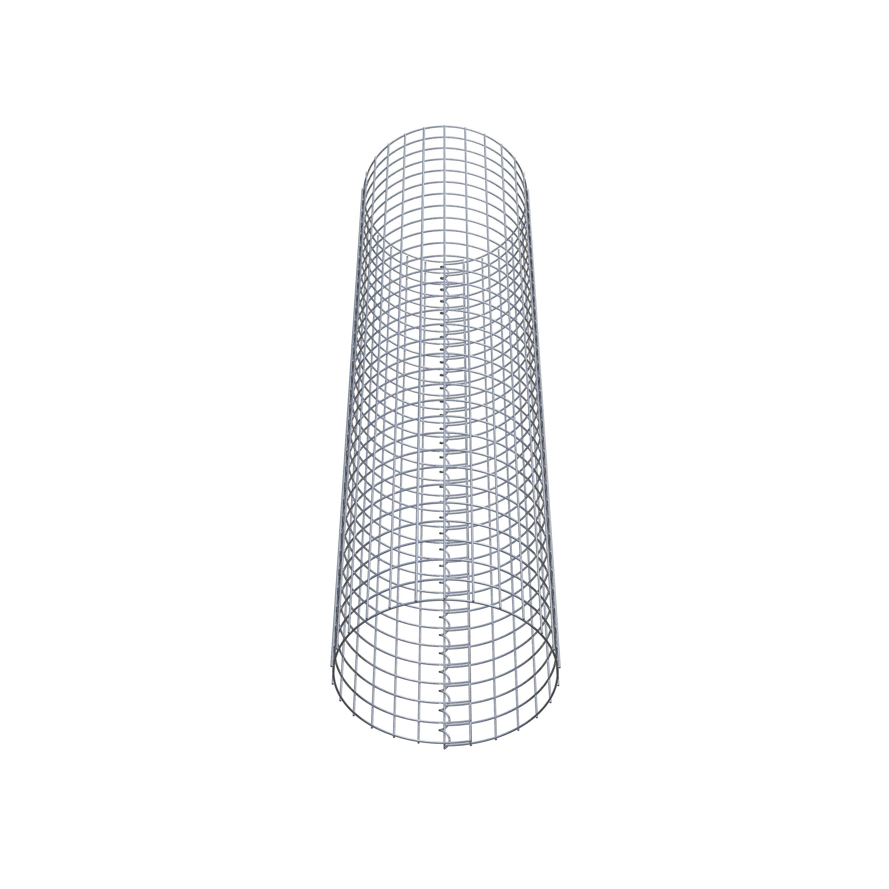 Gabionpelare rund 42 cm diameter, 160 cm höjd, maskstorlek 5 cm x 5 cm