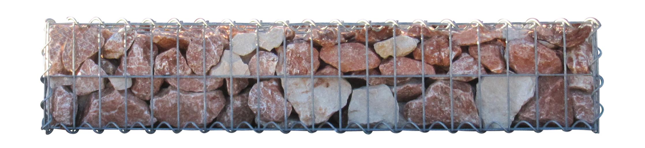 Gabion 100 cm x 20 cm x 30 cm (L x H x P), mailles 5 cm x 10 cm, spirale