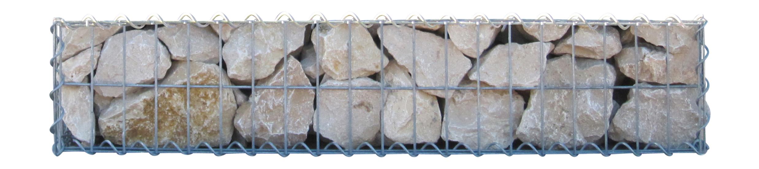 Gabion 100 cm x 20 cm x 30 cm (L x H x P), mailles 5 cm x 10 cm, spirale