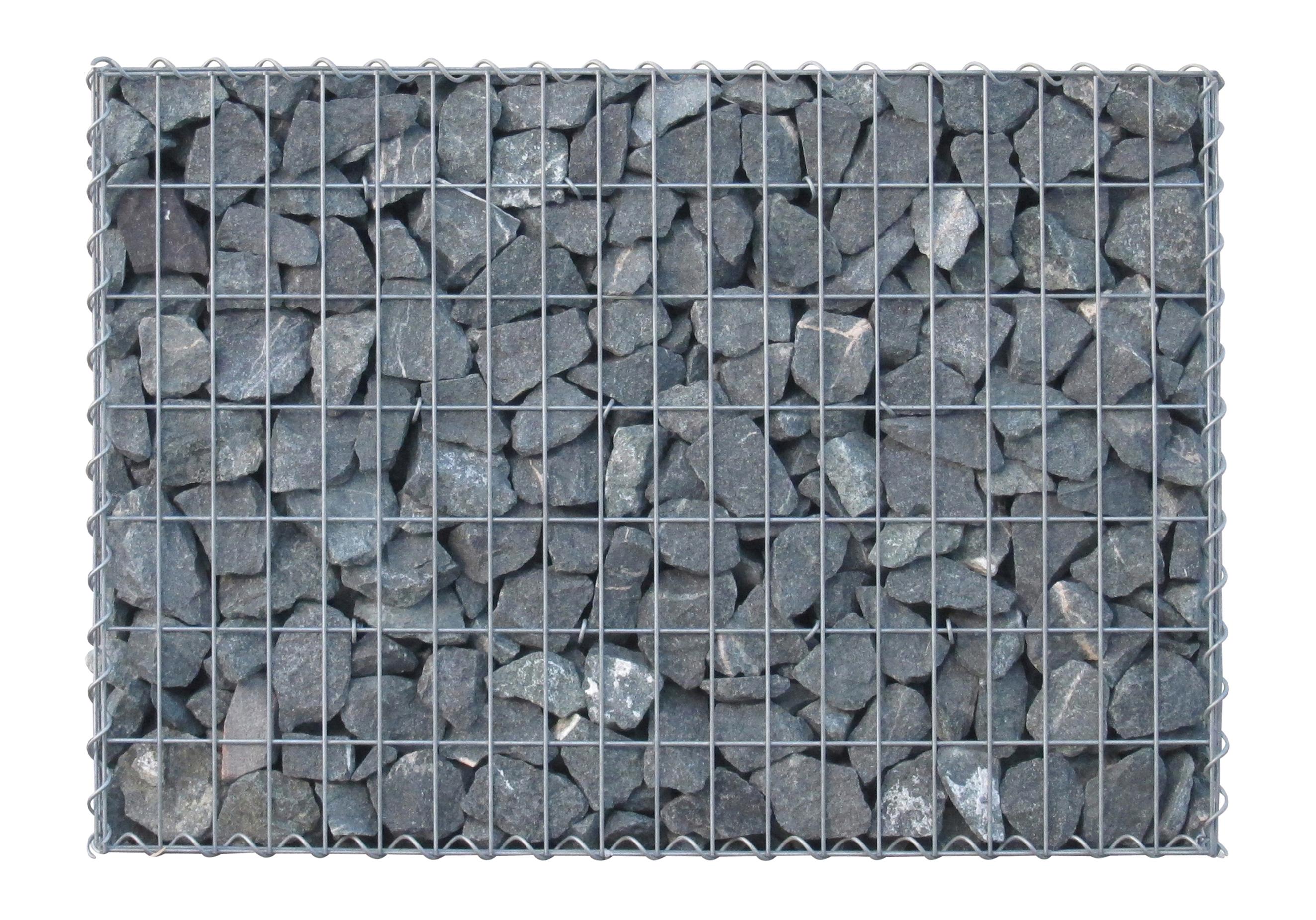 Gabião 100 cm x 70 cm x 30 cm (C x A x P), malhagem 5 cm x 10 cm, espiral