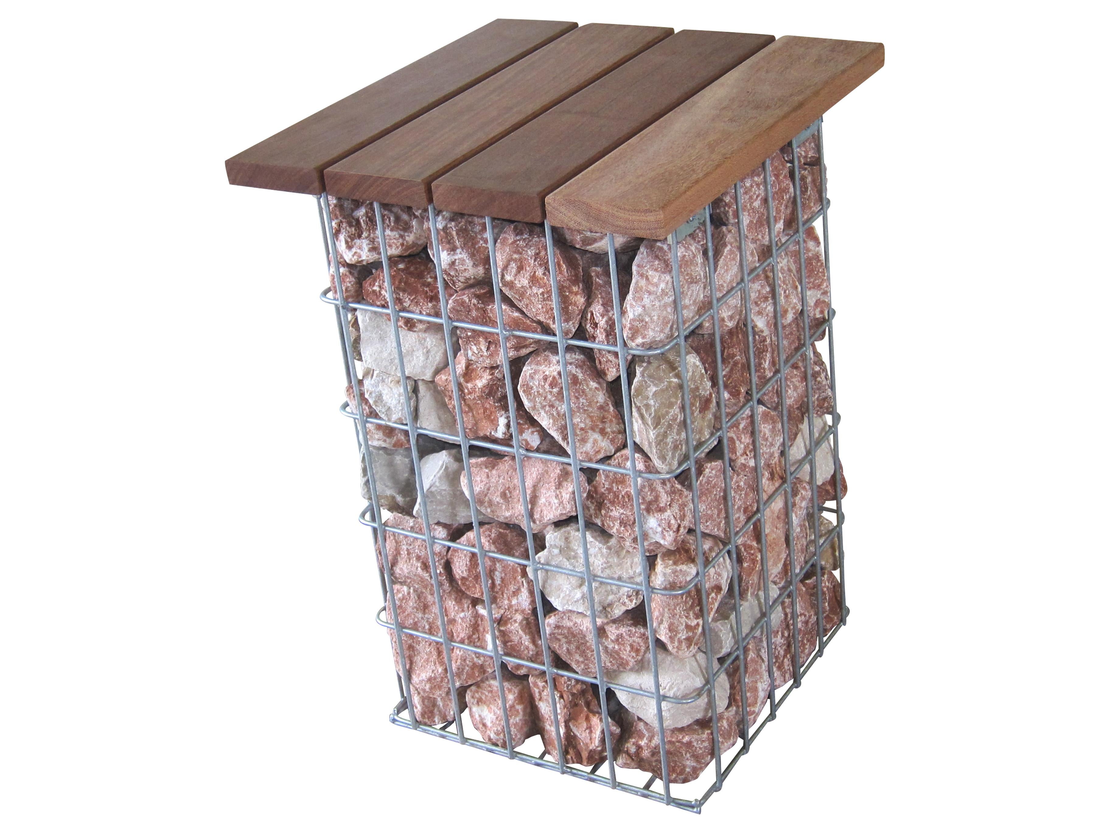 Varmförzinkad pall MW 5 x 10 cm, CUMARU