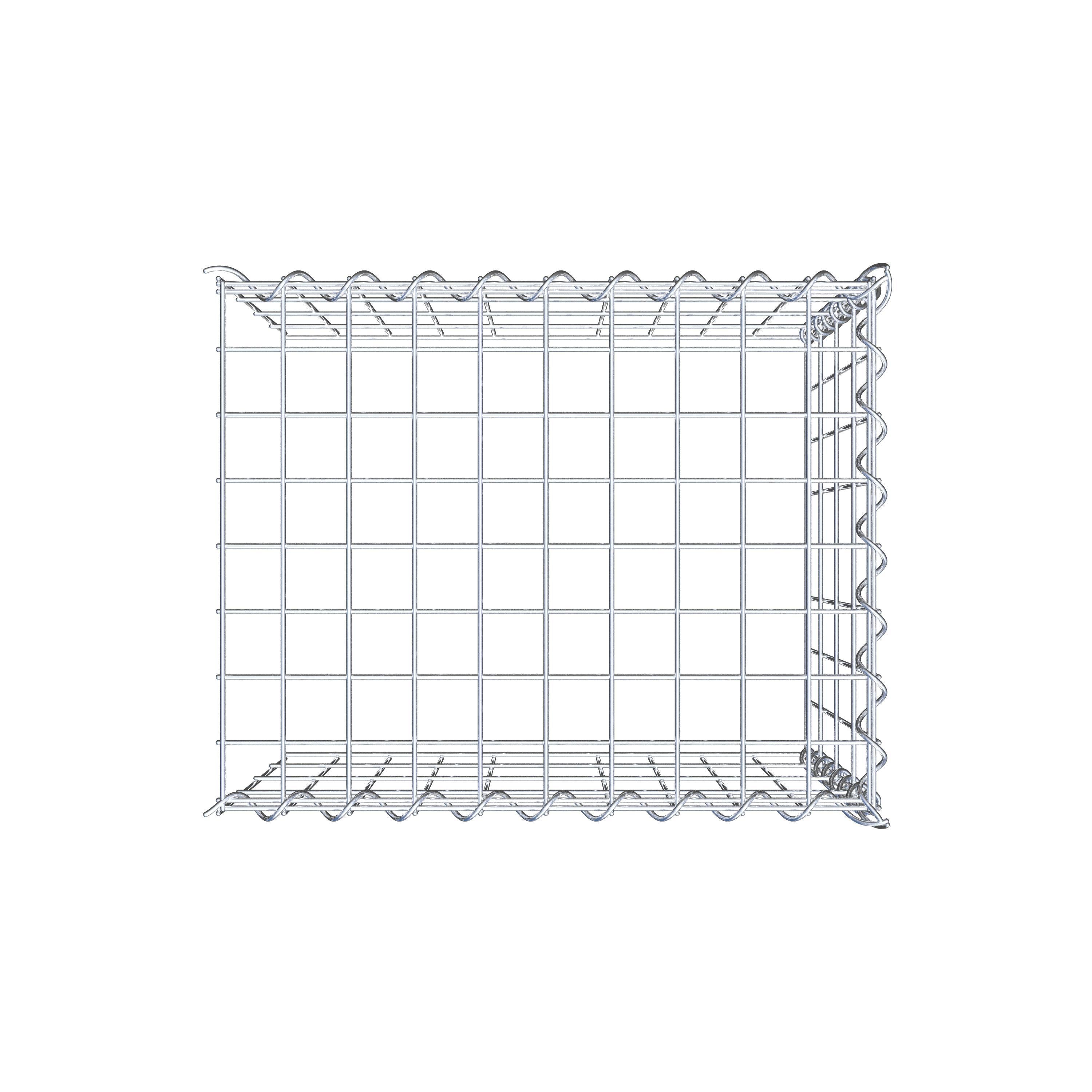 Extra gabion typ 4 50 cm x 40 cm x 40 cm (L x H x D), maskstorlek 5 cm x 10 cm, spiral