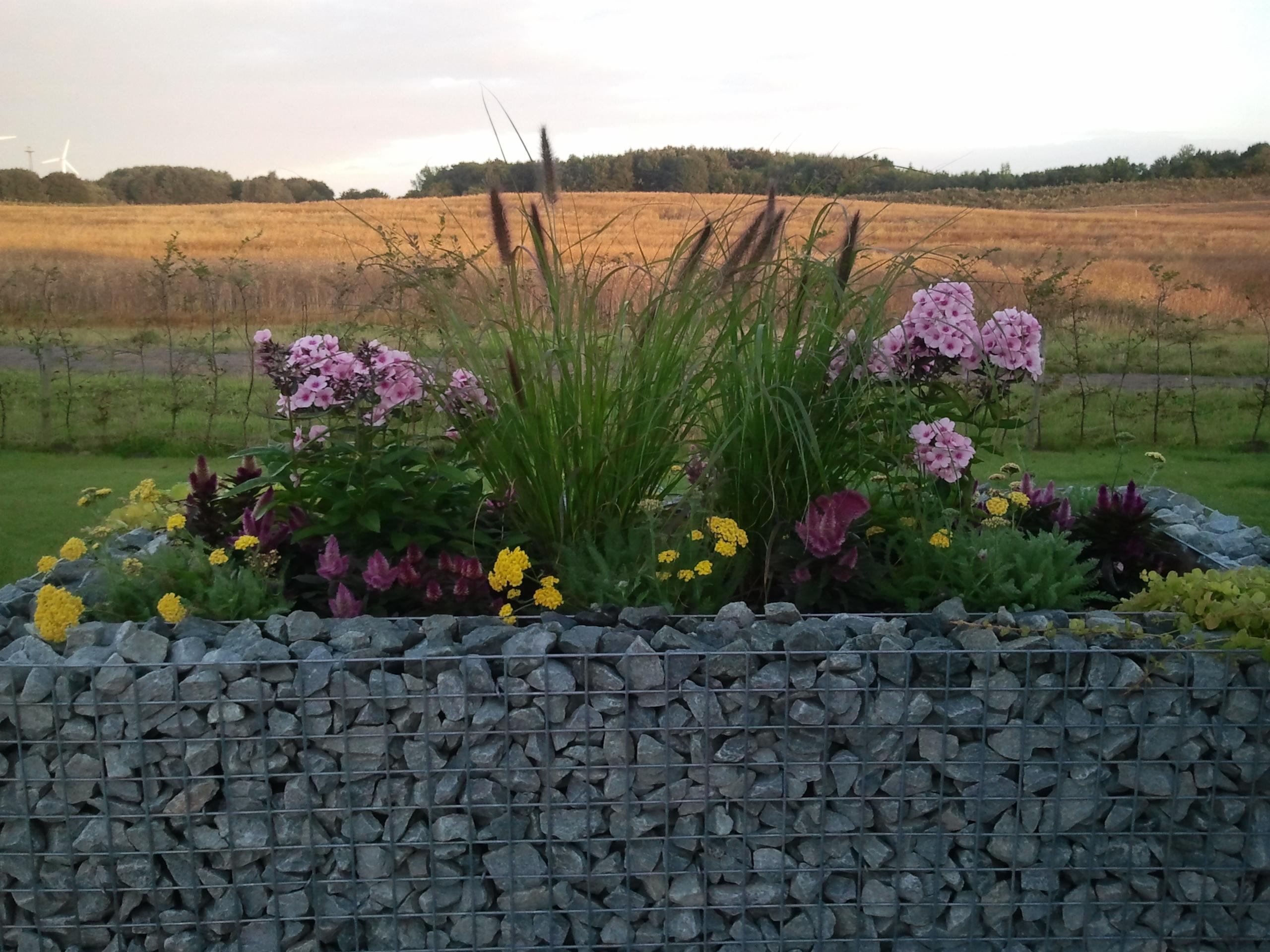 Högbädd, fyrkantig 200 cm x 100 cm x 100 cm (L x H x D), maskstorlek 5 x 5 cm, väggtjocklek 10 cm