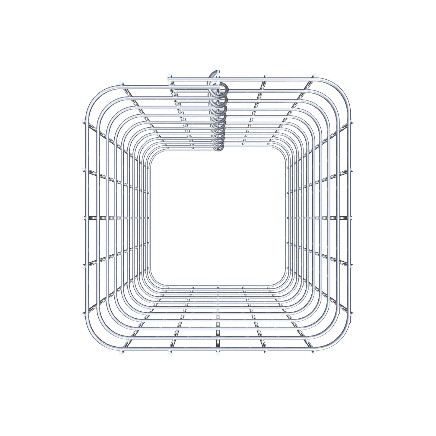 Schanskorfzuil 27 x 27 cm MW 5 x 5 cm vierkant