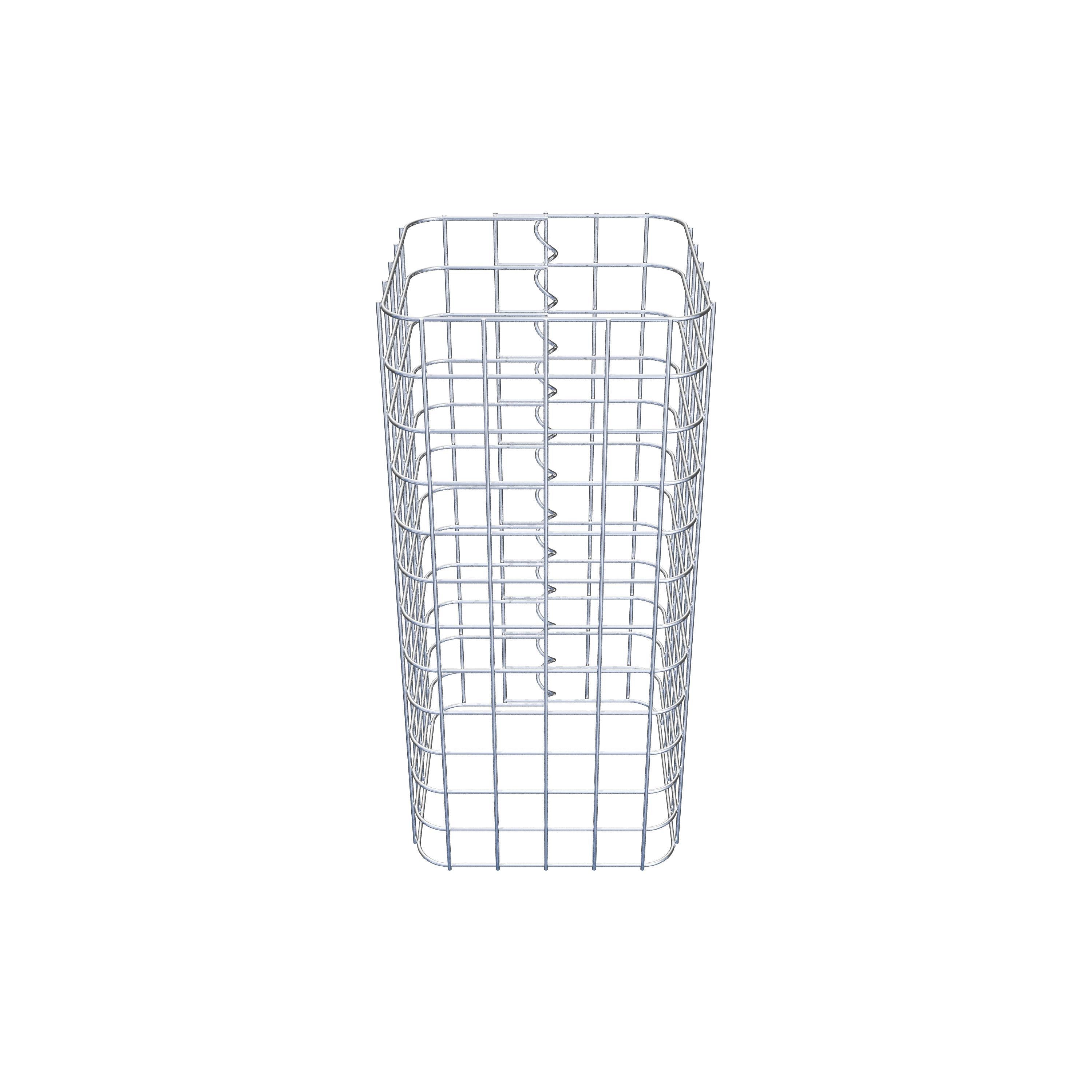 Colonna di gabbioni 27 x 27 cm MW 5 x 5 cm quadrato