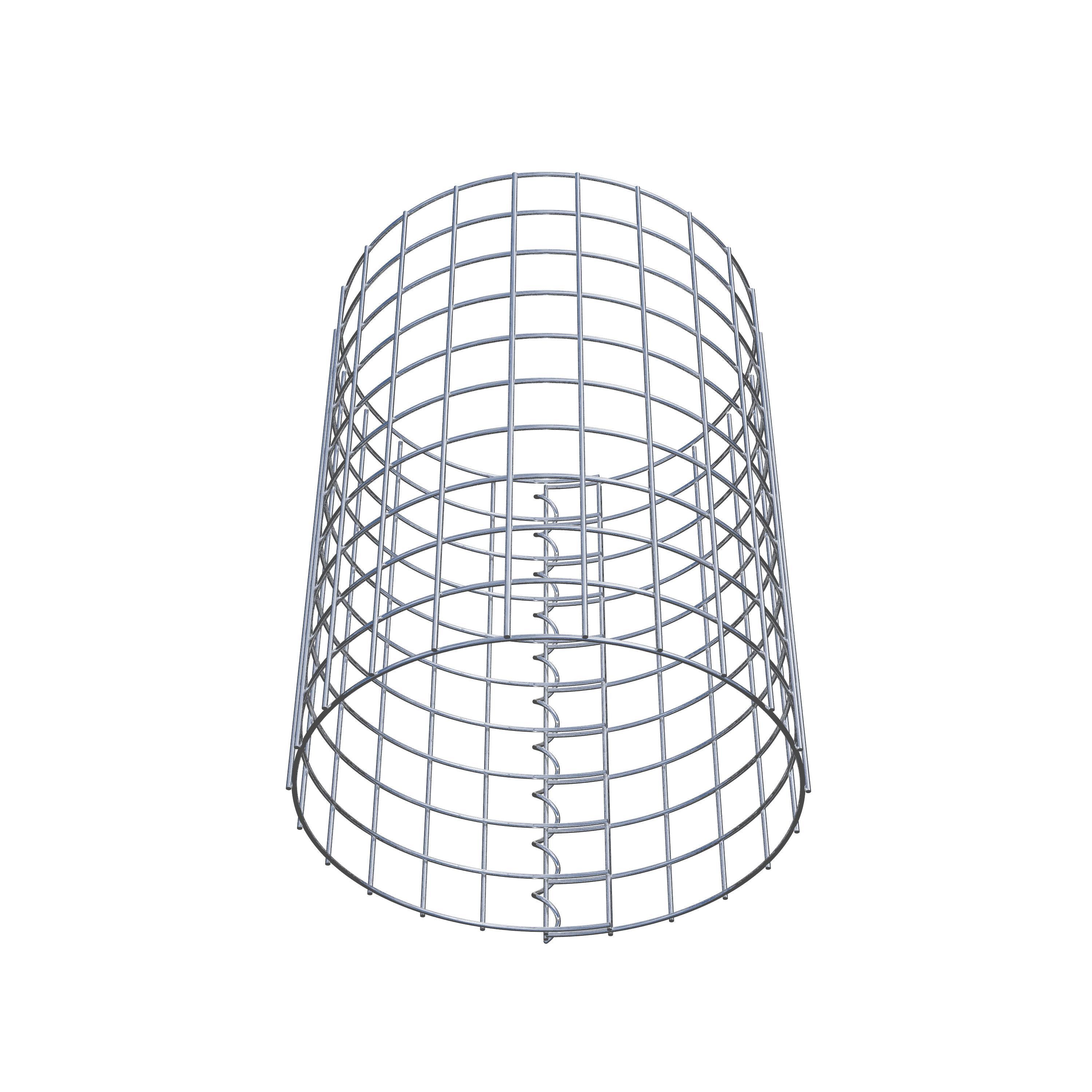 Coluna de gabião diâmetro 37 cm MW 5 x 5 cm redondo