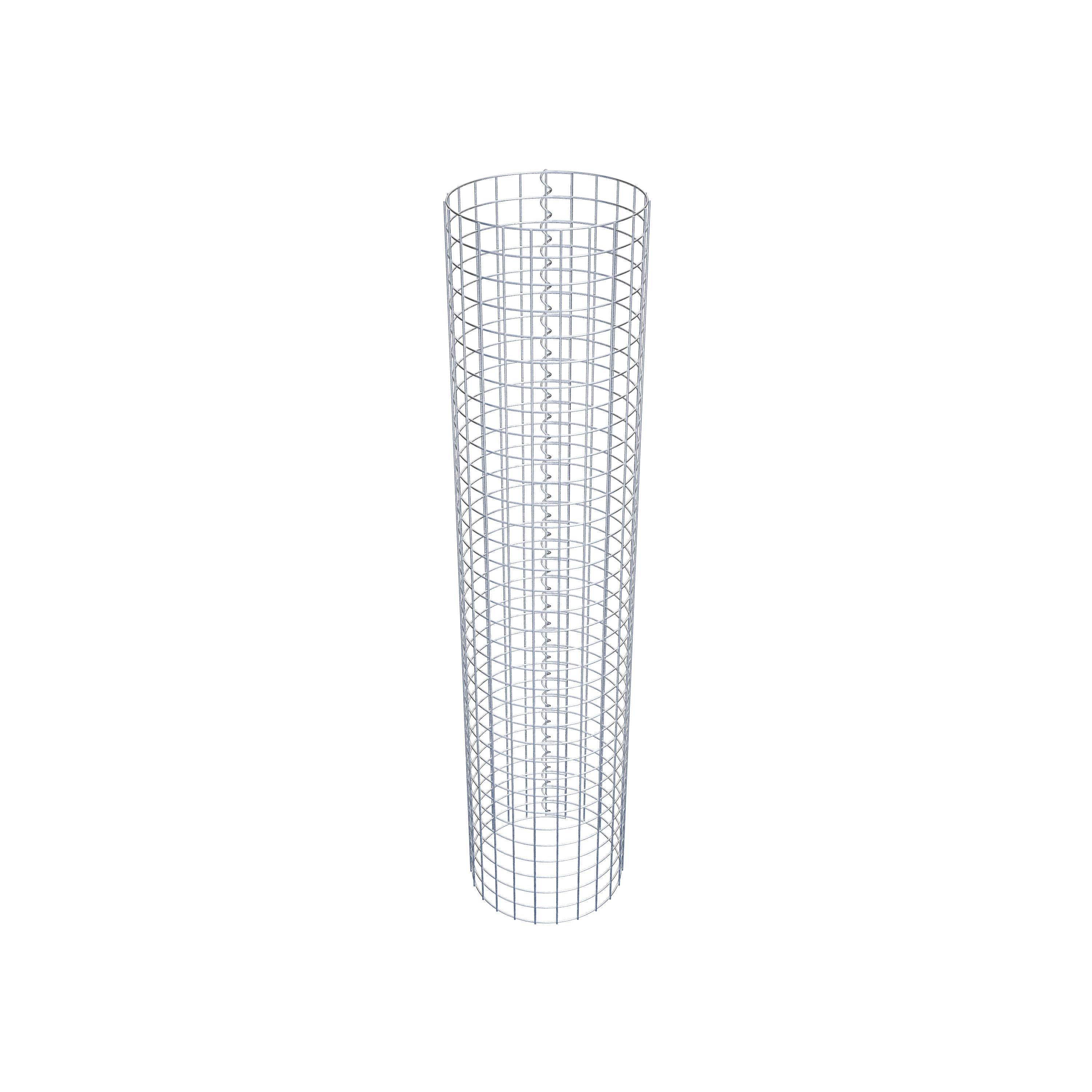 Coluna de gabião diâmetro 37 cm MW 5 x 5 cm redondo
