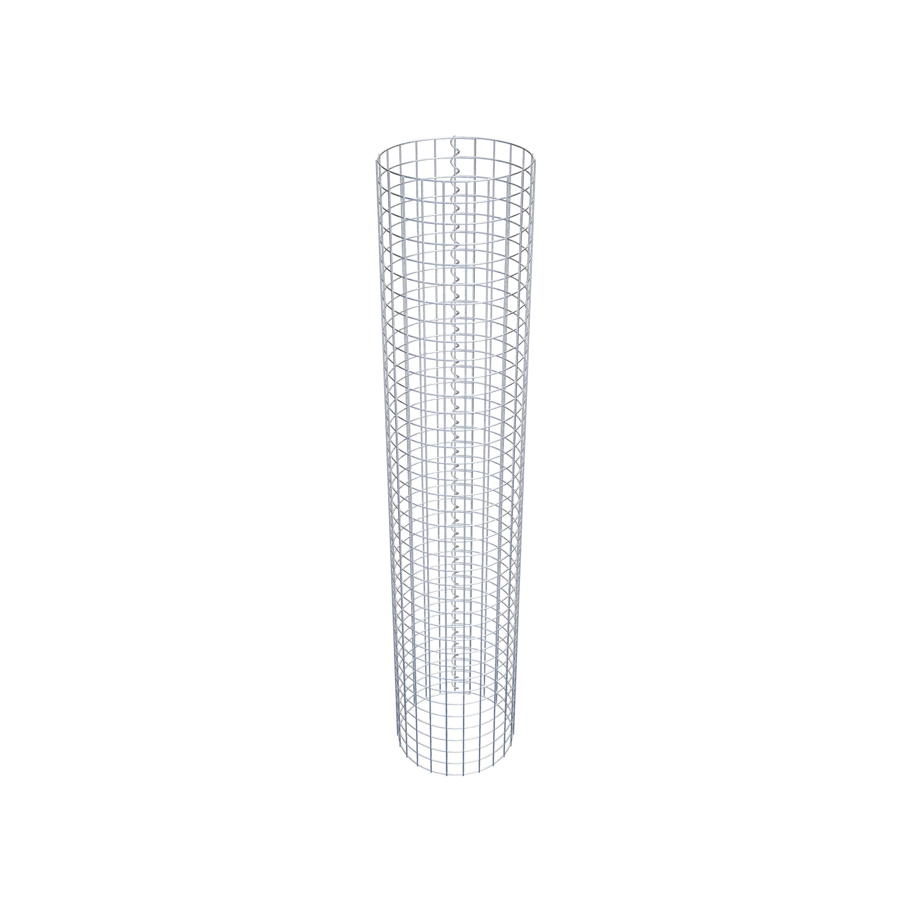 Coluna de gabião diâmetro 37 cm MW 5 x 5 cm redondo