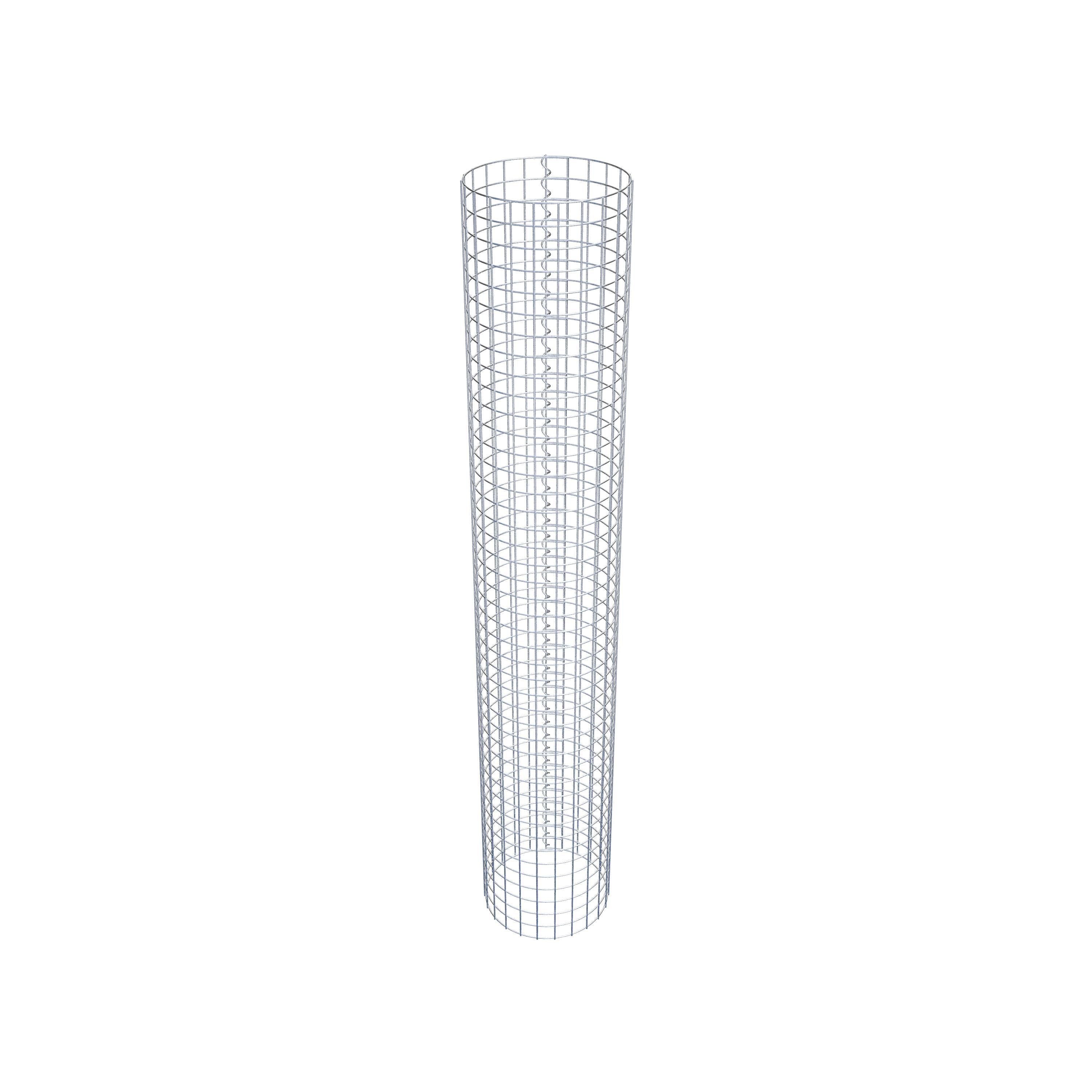 Coluna de gabião diâmetro 37 cm MW 5 x 5 cm redondo
