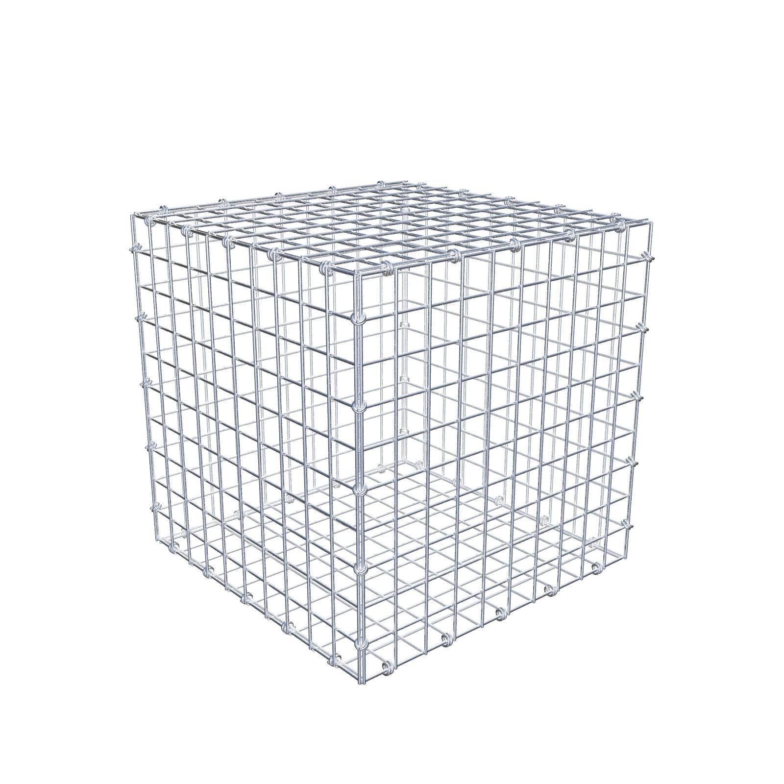 Gabion 50 cm x 50 cm x 50 cm (L x H x D), mesh size 5 x 5 cm, spiral ring